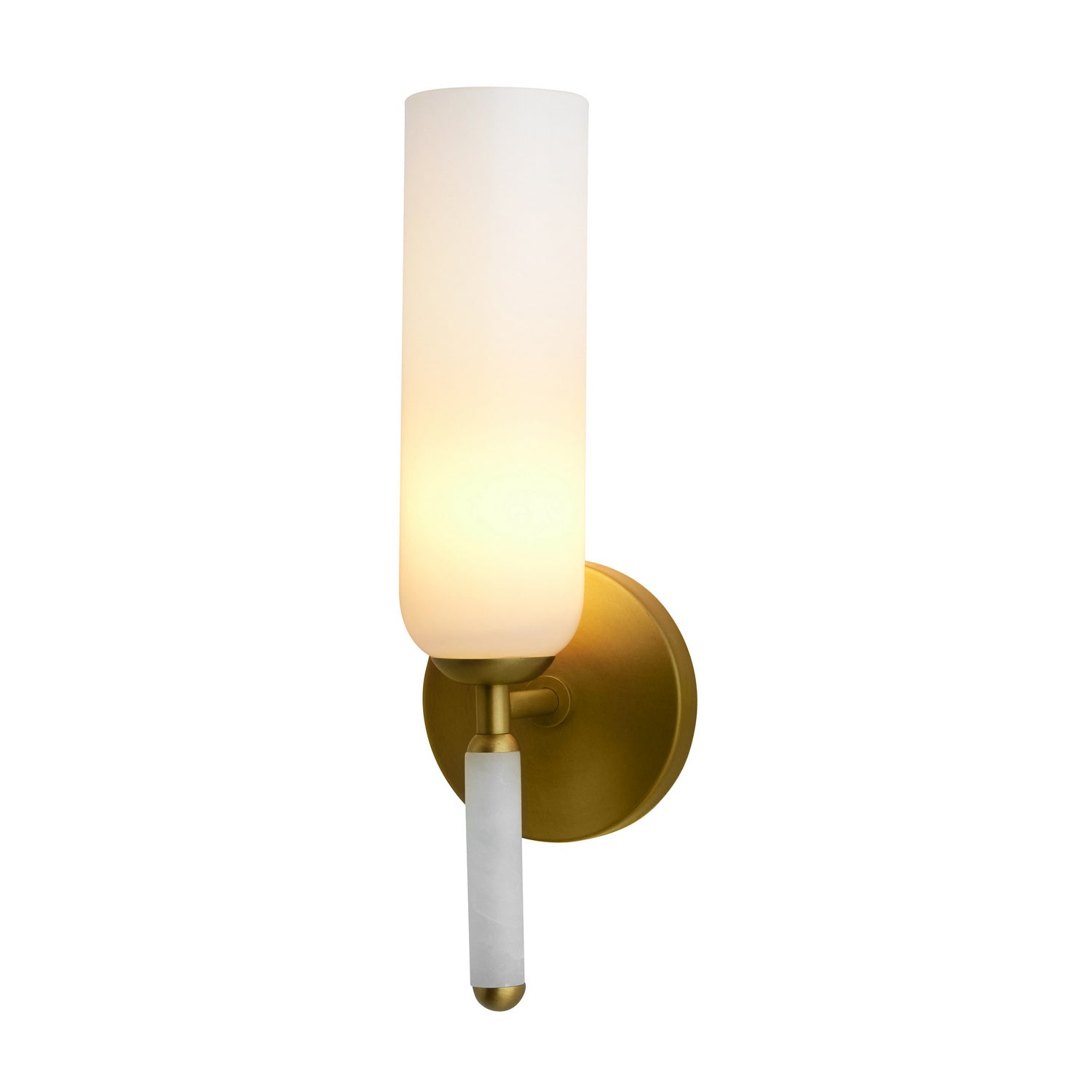 One Light Wall Sconce from the Norwalk collection in Opal finish