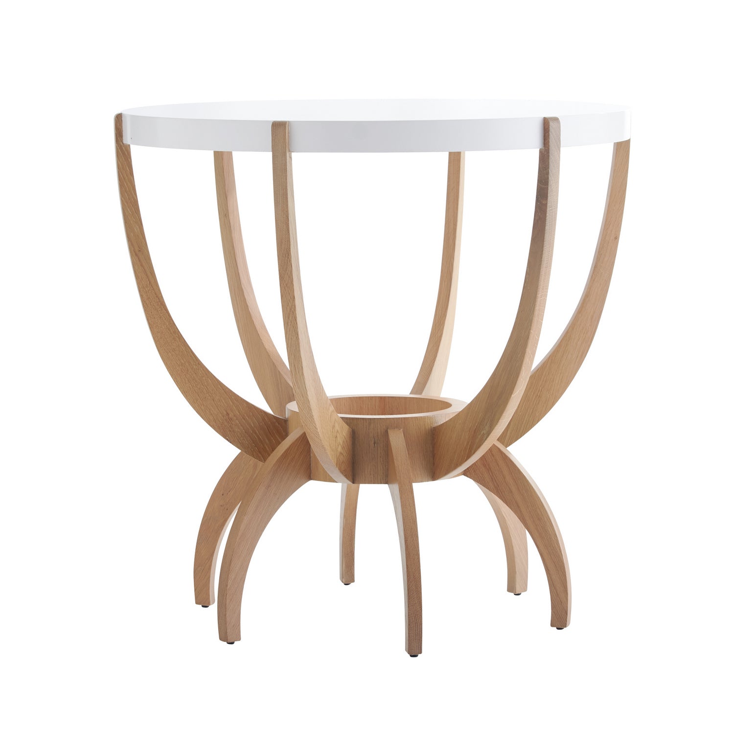 Side Table from the Nia collection in White finish