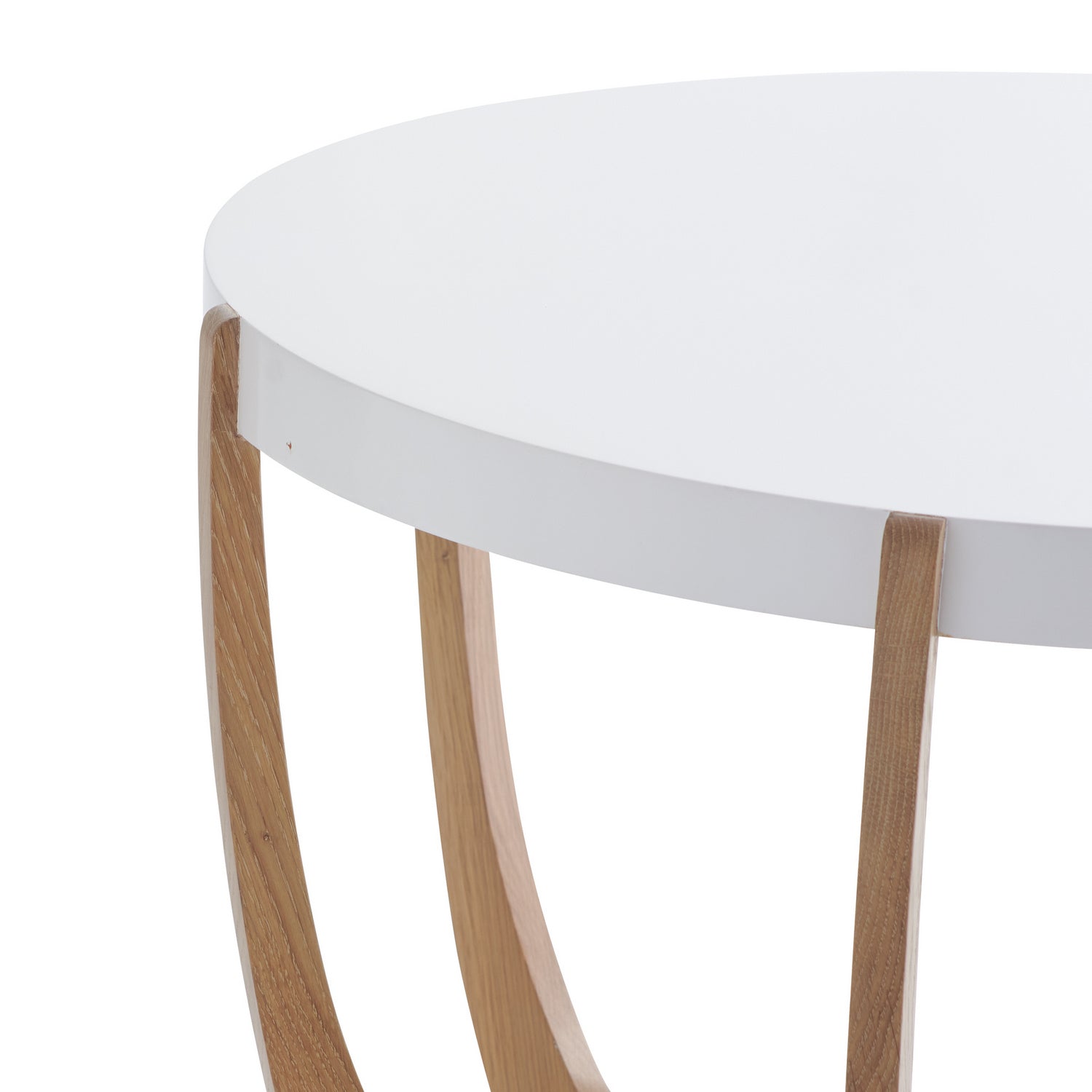 Side Table from the Nia collection in White finish