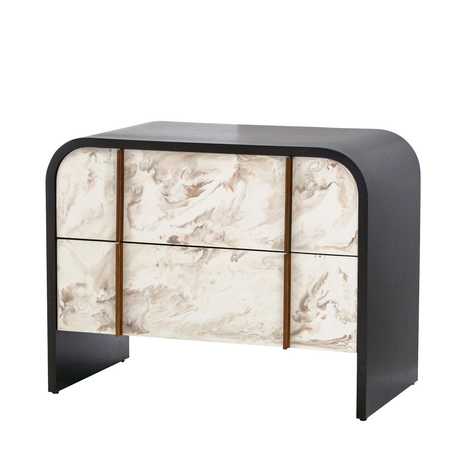 End Table from the Moira collection in Ebony finish