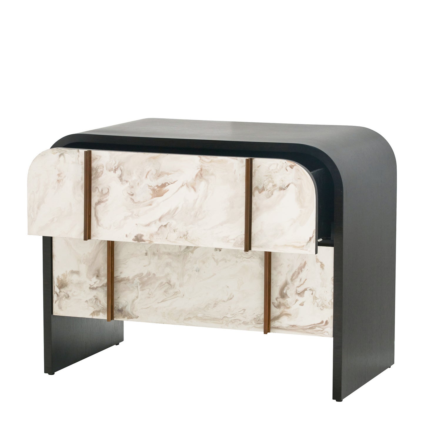 End Table from the Moira collection in Ebony finish