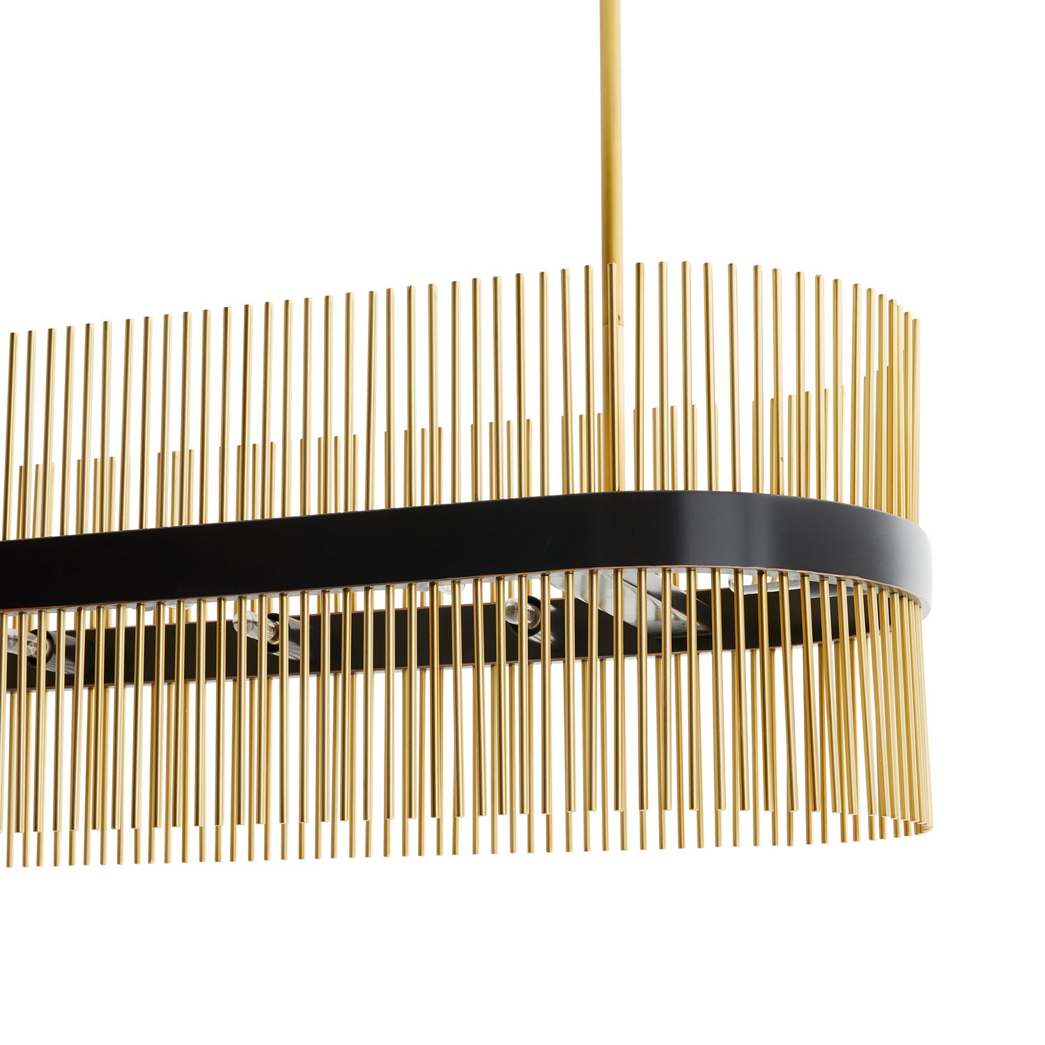 Ten Light Chandelier from the Hozier collection in Antique Brass finish