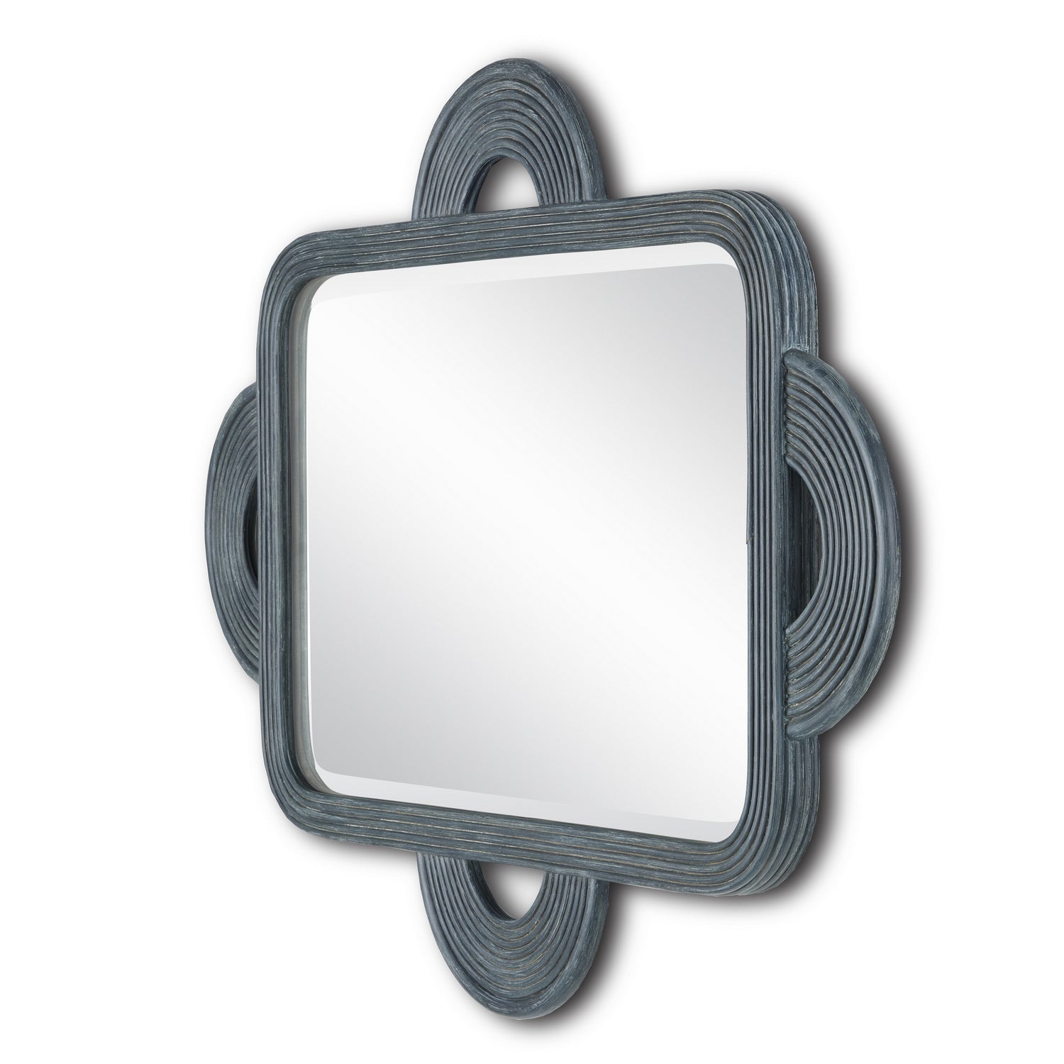 Mirror from the Santos collection in Vintage Navy/Mirror finish