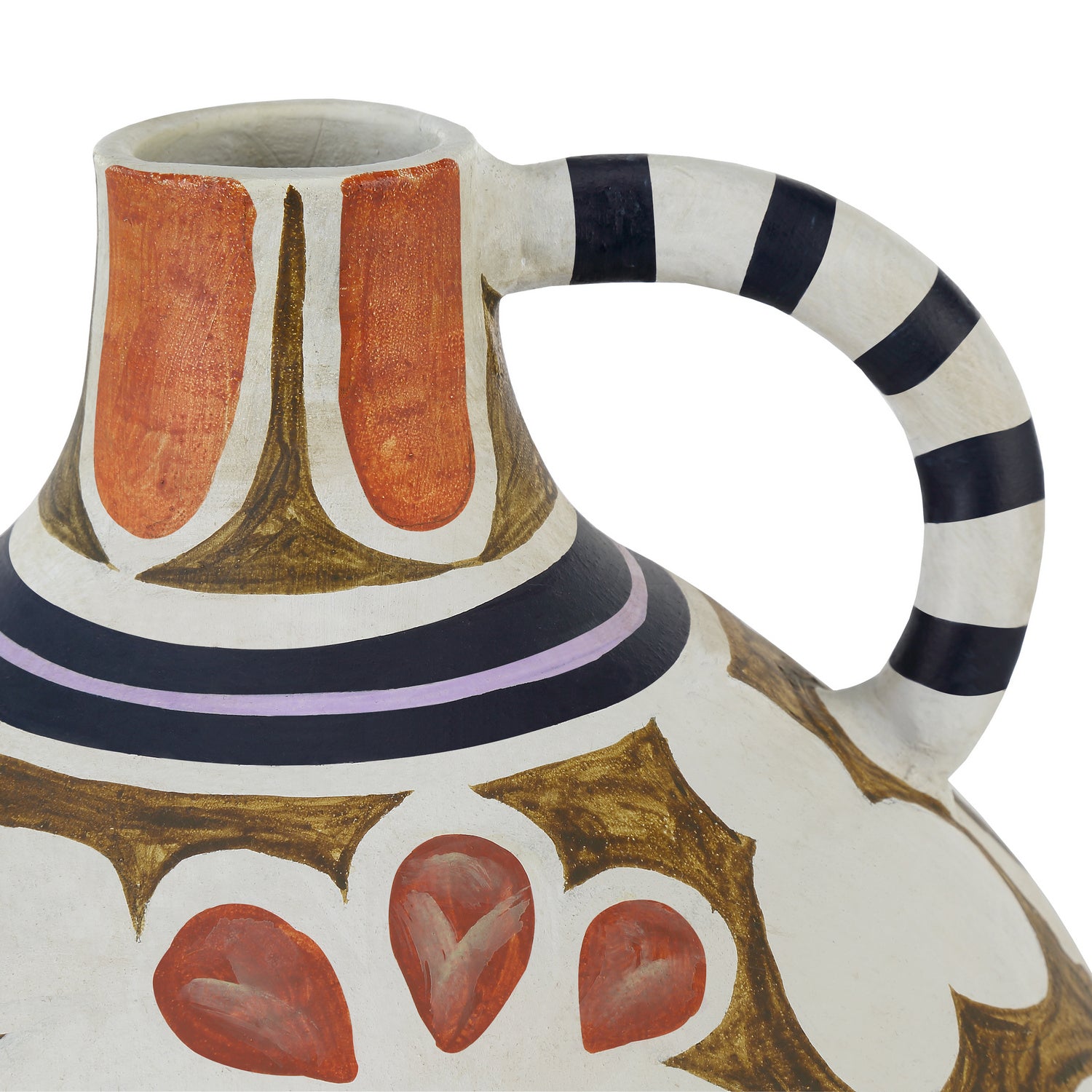 Vase from the Hamsa collection in Multicolor finish