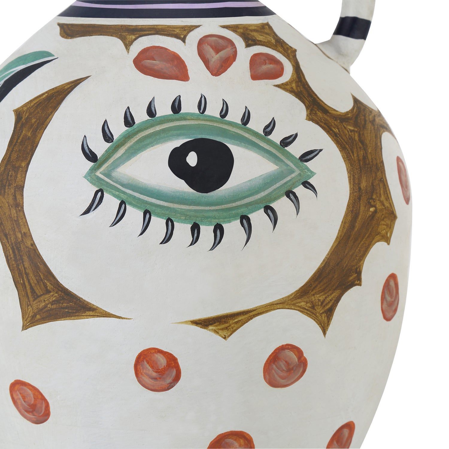 Vase from the Hamsa collection in Multicolor finish