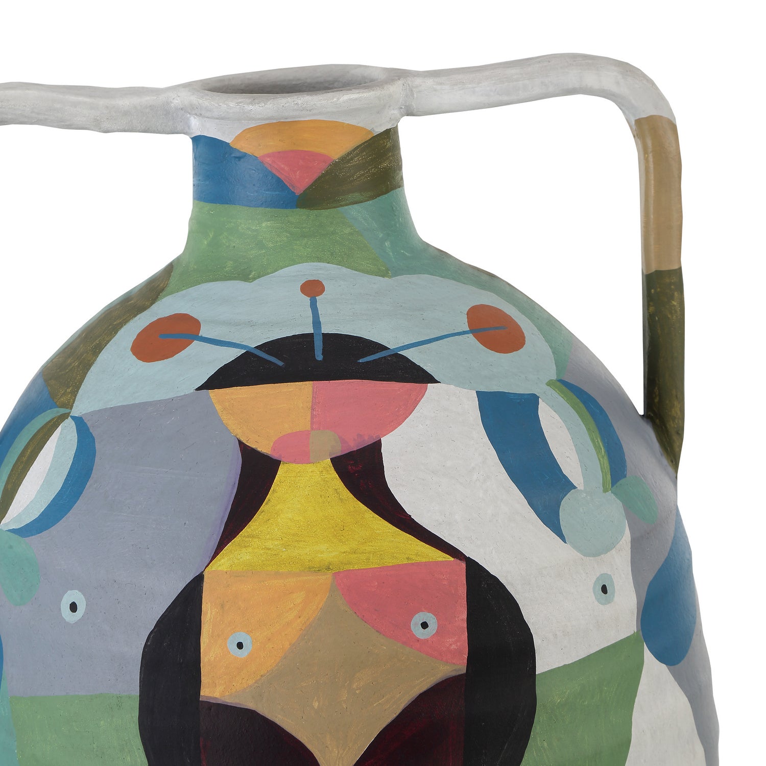 Vase from the Amphora collection in Multicolor finish