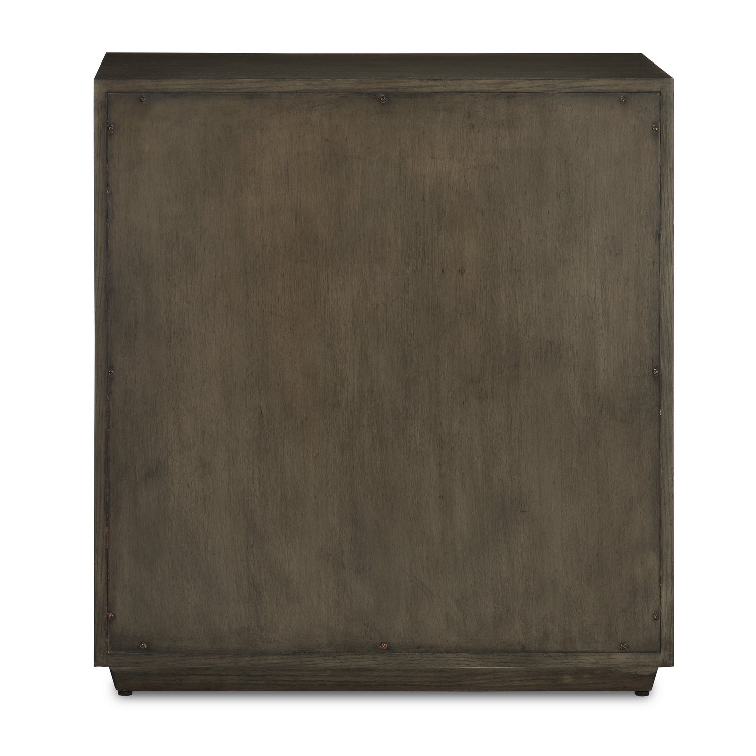 Chest from the Kendall collection in Dove Gray/Polished Brass finish