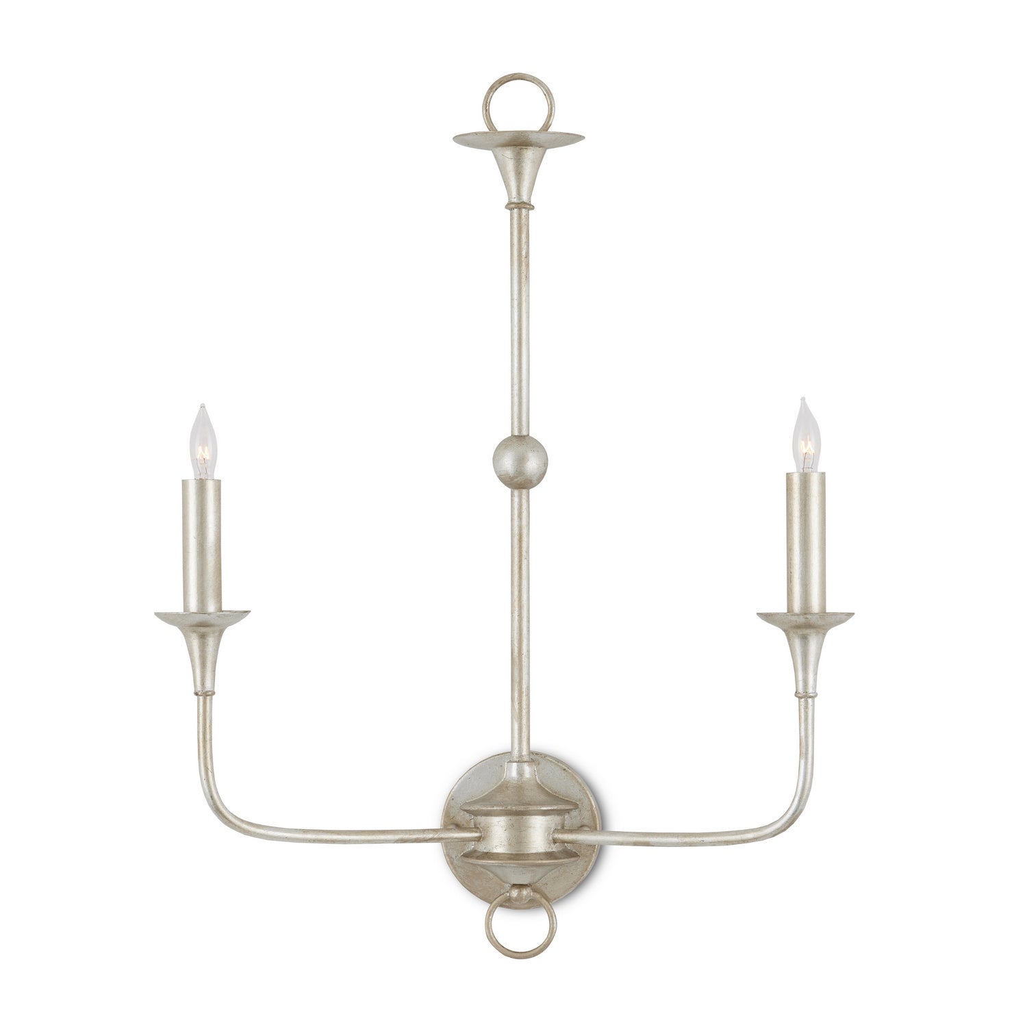 Two Light Wall Sconce from the Nottaway collection in Champagne finish