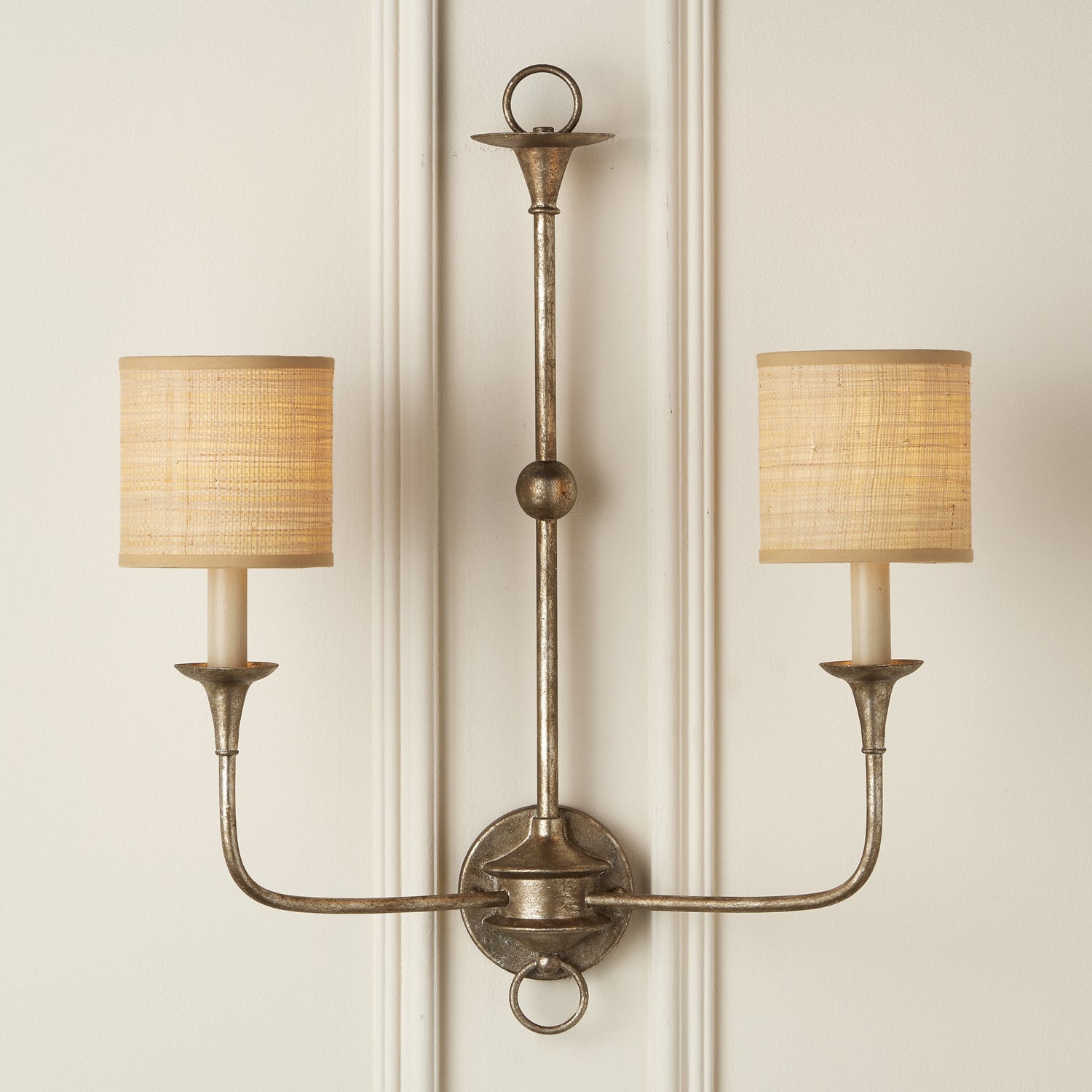 Two Light Wall Sconce from the Nottaway collection in Champagne finish