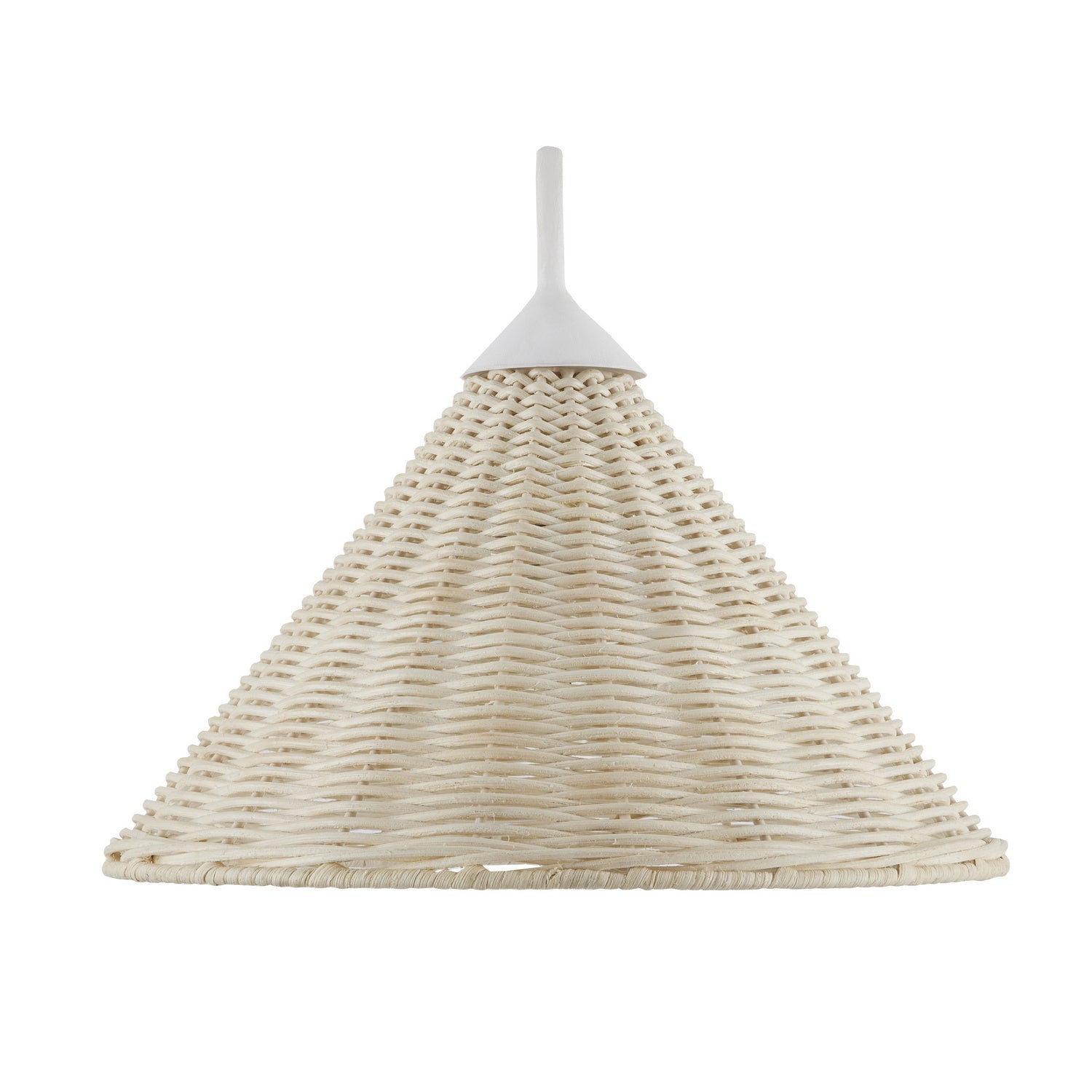 One Light Wall Sconce from the Basket collection in White/Bleached Natural finish