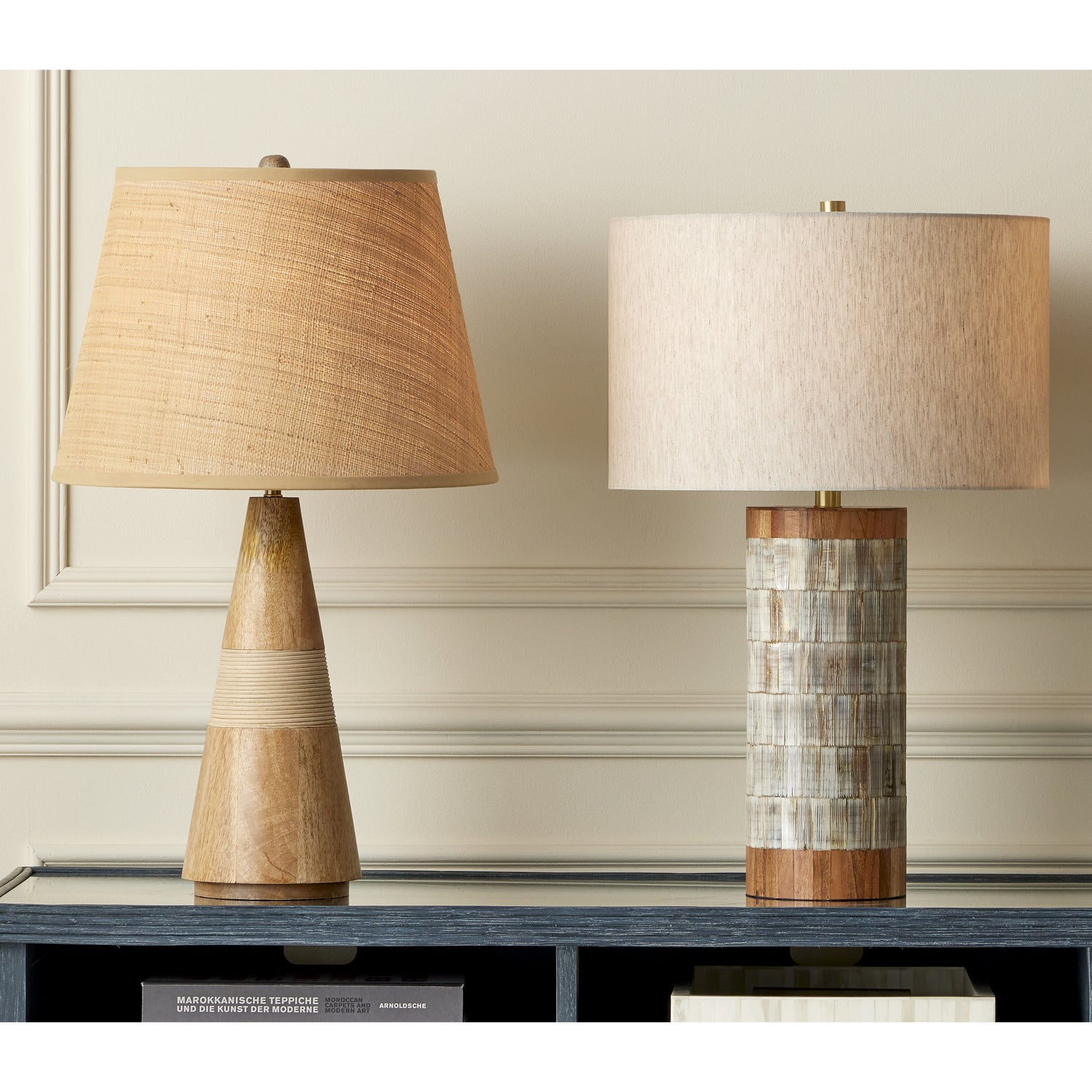 One Light Table Lamp from the Hyson collection in Natural/Brass finish