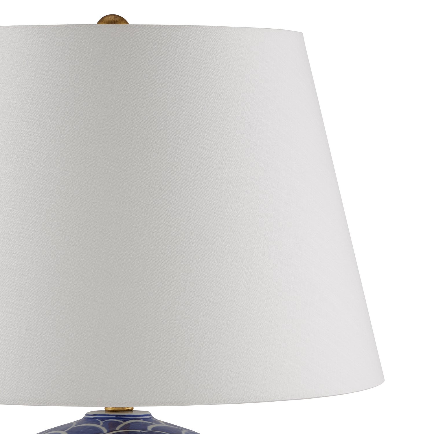 One Light Table Lamp from the Nami collection in Blue/White/Gold Leaf finish