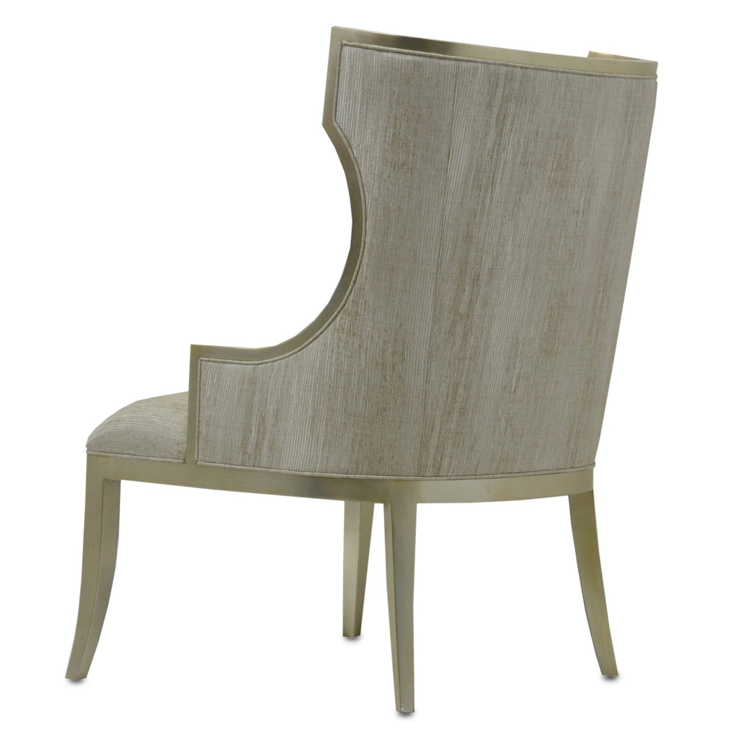 Chair from the Garson collection in Silver/Fresh File Linen finish