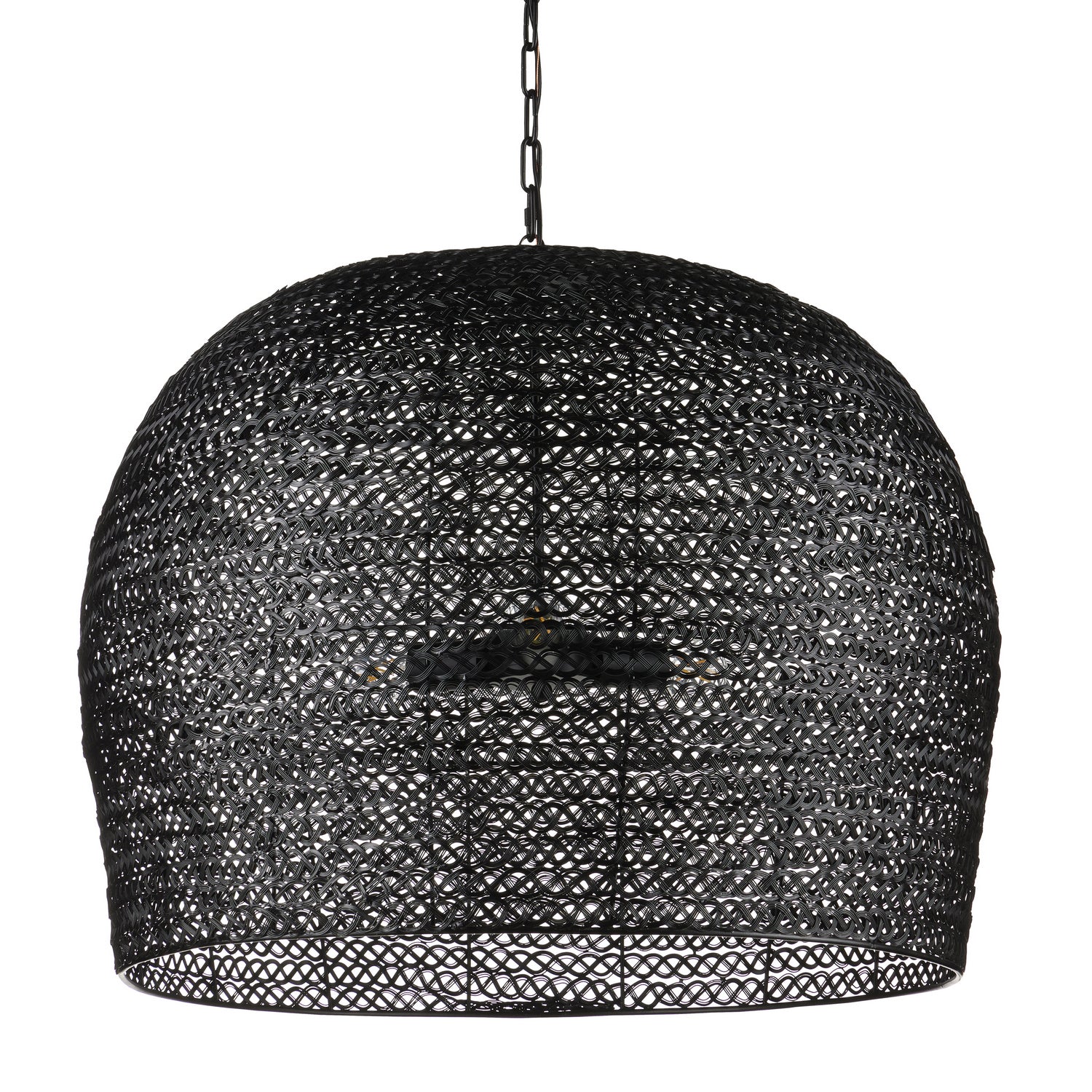 Three Light Pendant from the Piero collection in Satin Black finish