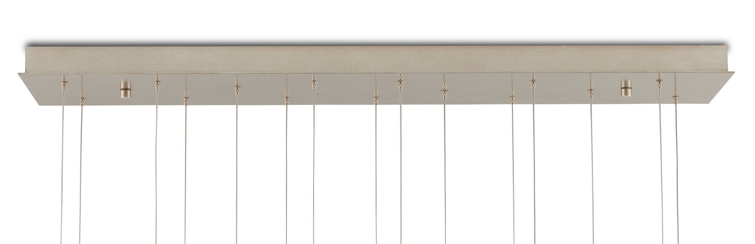 15 Light Pendant from the Beehive collection in Natural finish