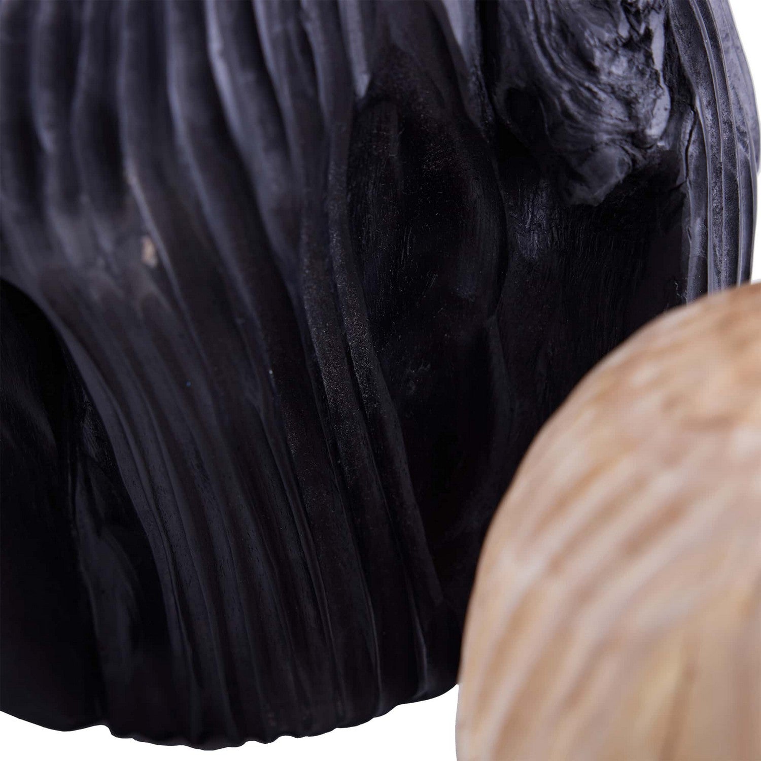 Sculpture, Set of 2 from the Uberto collection in Ebony finish