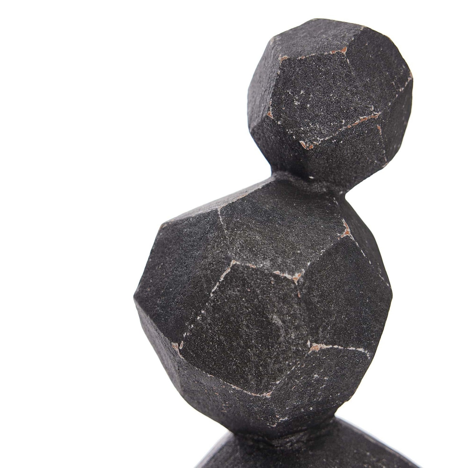 Sculpture from the Wilmot collection in Charcoal finish