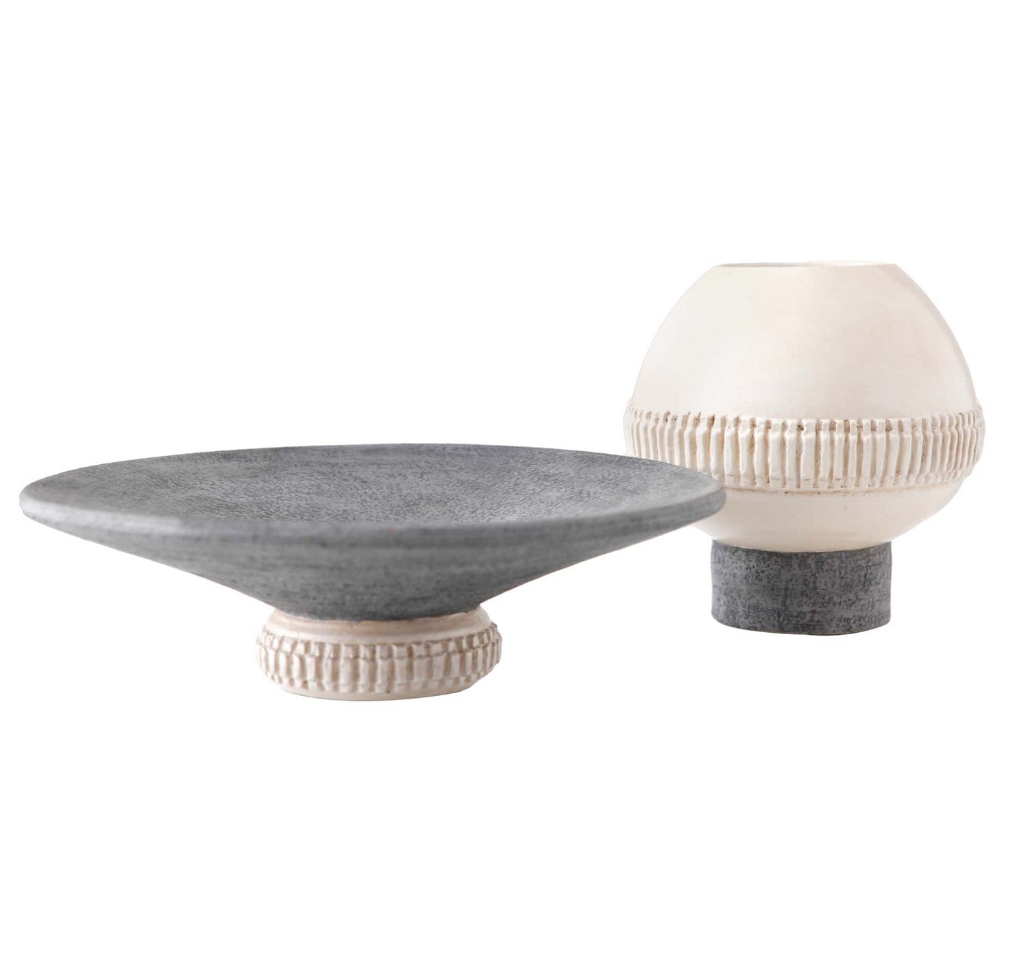 Tabletop Set from the Tazatop collection in Graphite finish