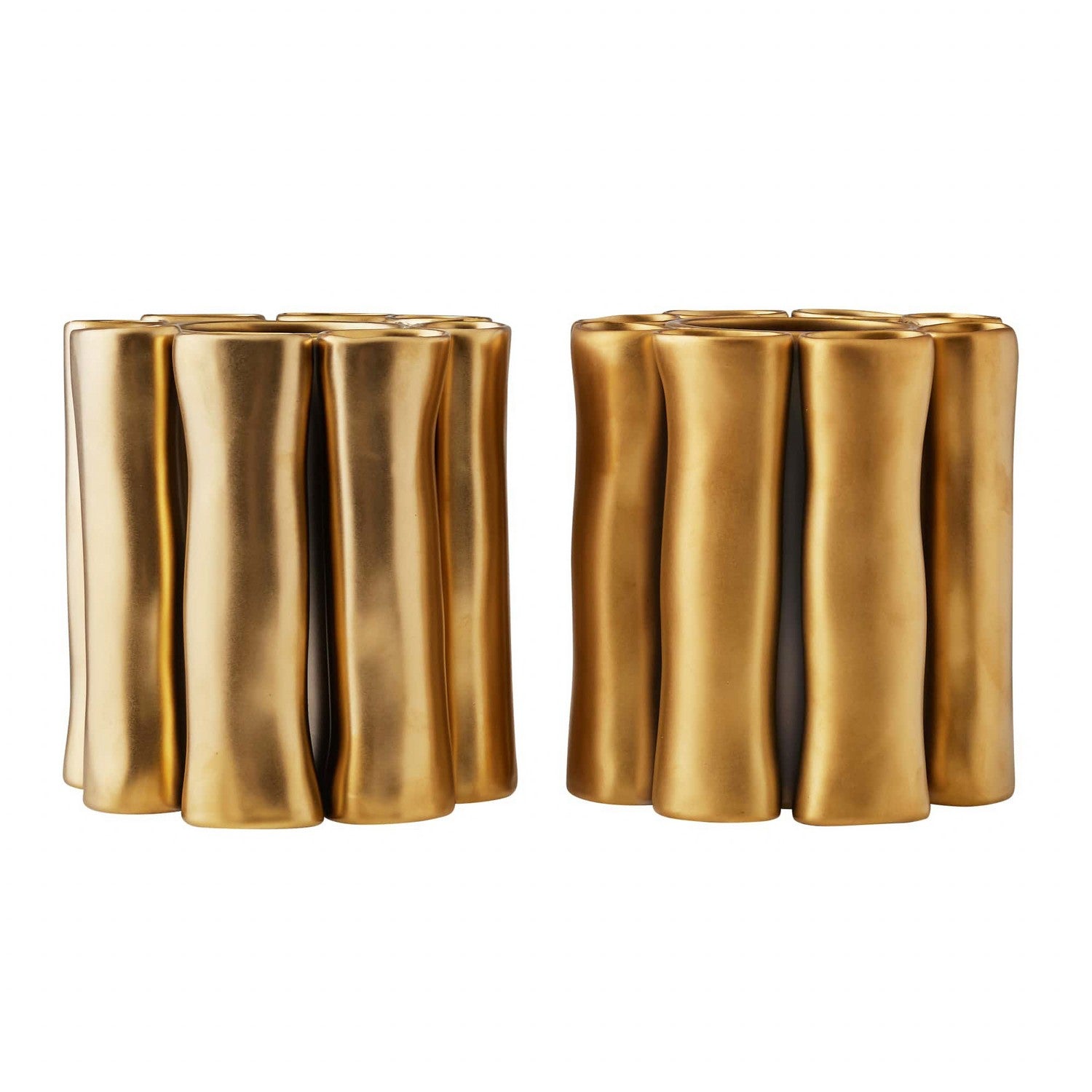 Vase from the Vescovi collection in Gold finish