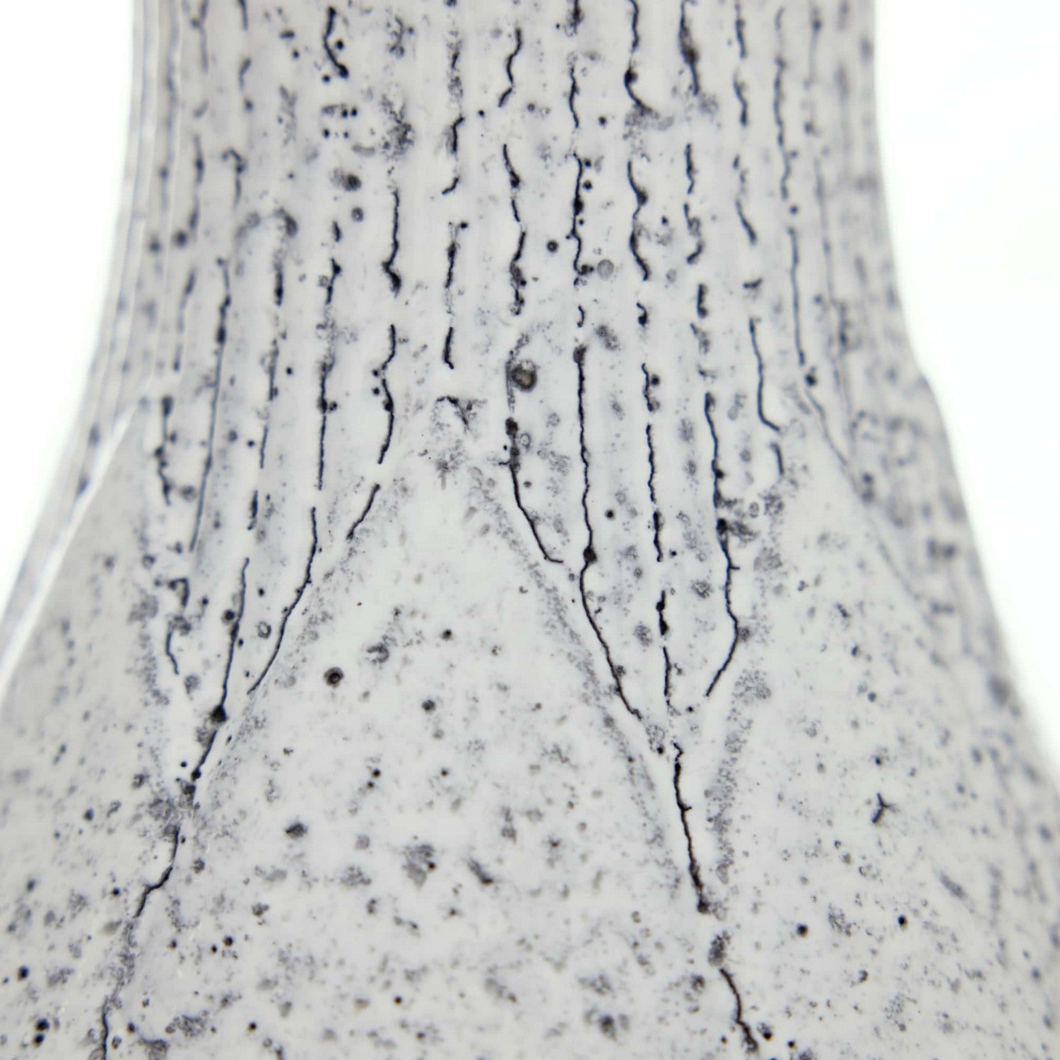 Vase from the Tilling collection in Ice Reactive finish