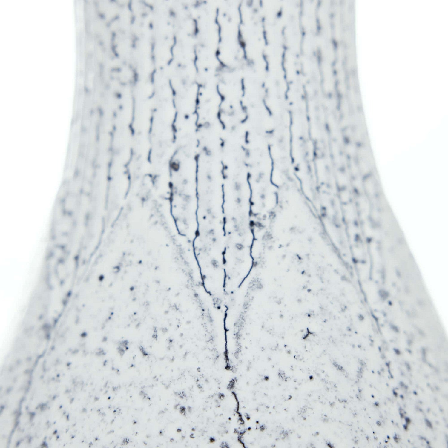 Vase from the Tilling collection in Ice Reactive finish