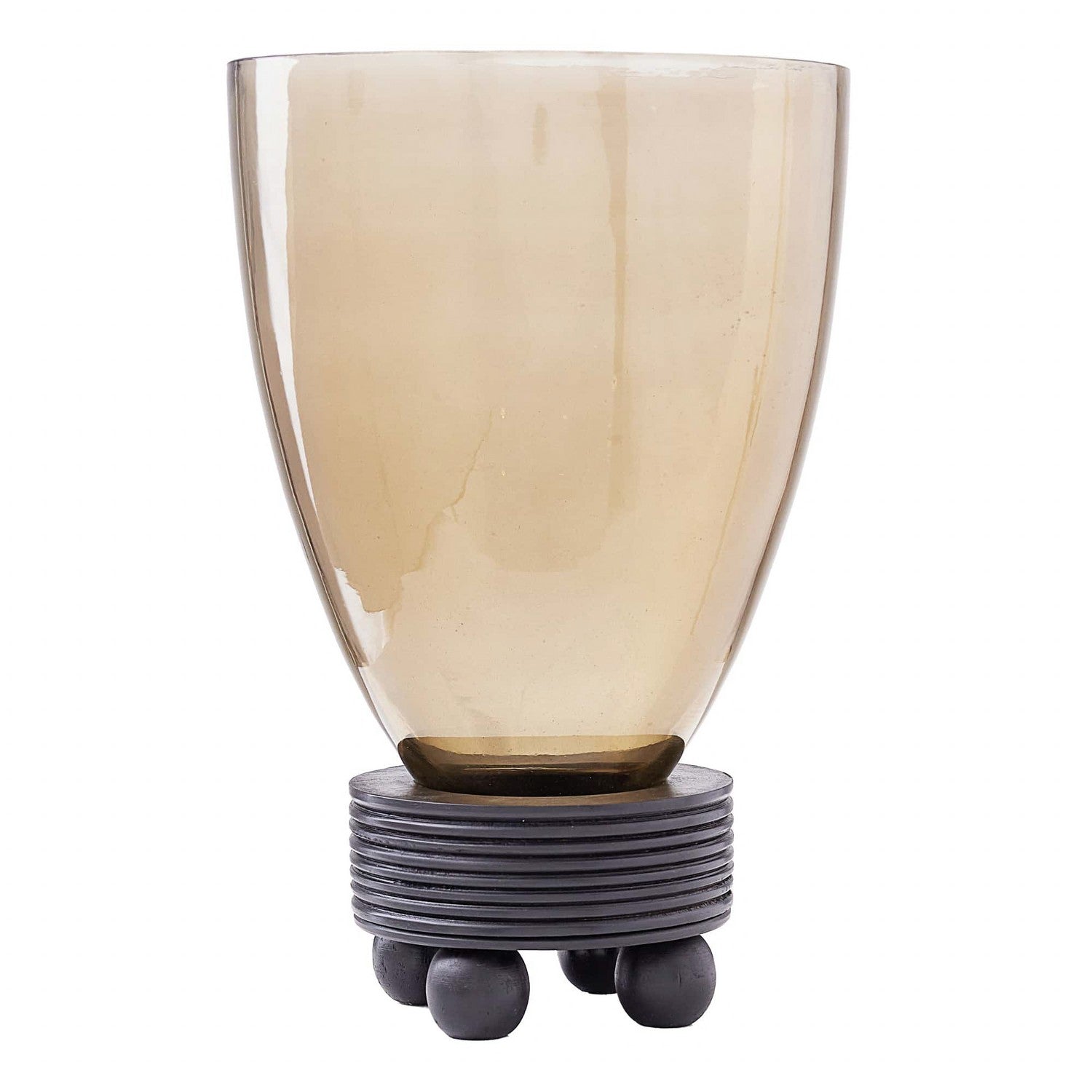 Vase from the Wendell collection in Smoke finish