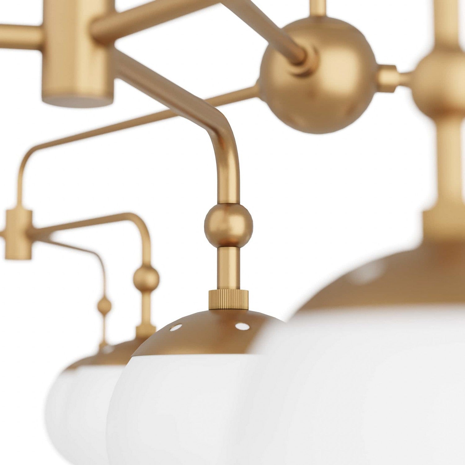 Nine Light Chandelier from the Utica collection in Antique Brass finish