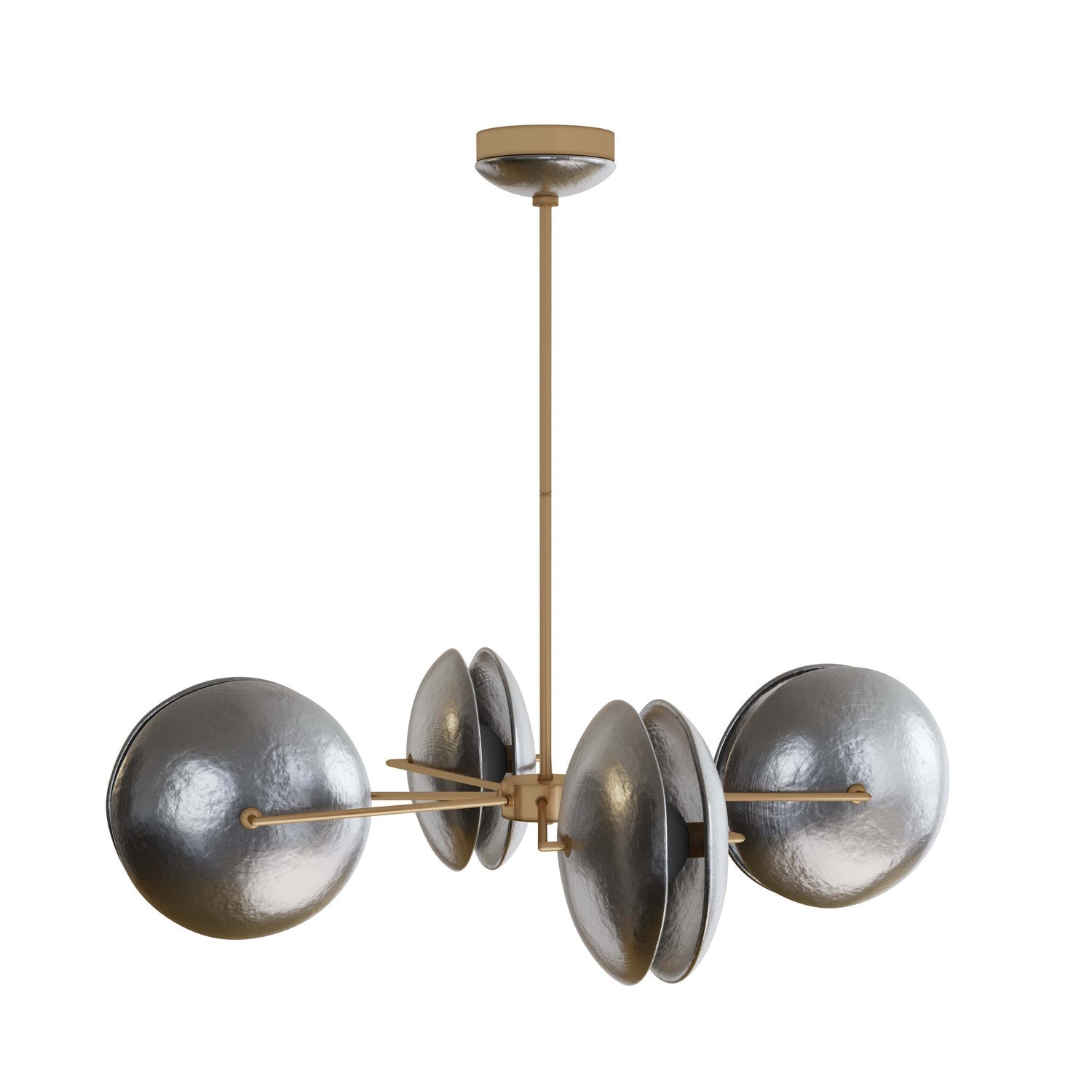 LED Chandelier from the Whitney collection in Smoke Luster finish