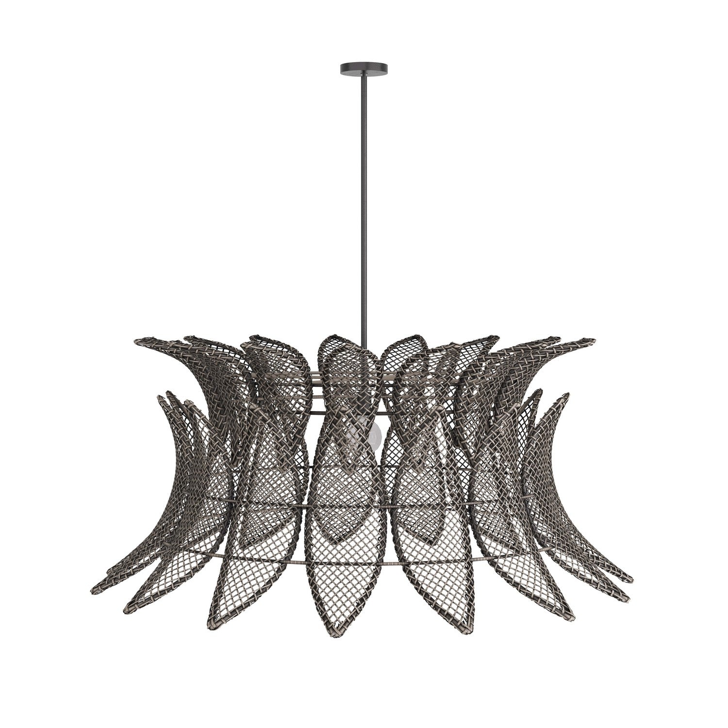 One Light Pendant from the Tisdale collection in Gray Wash finish