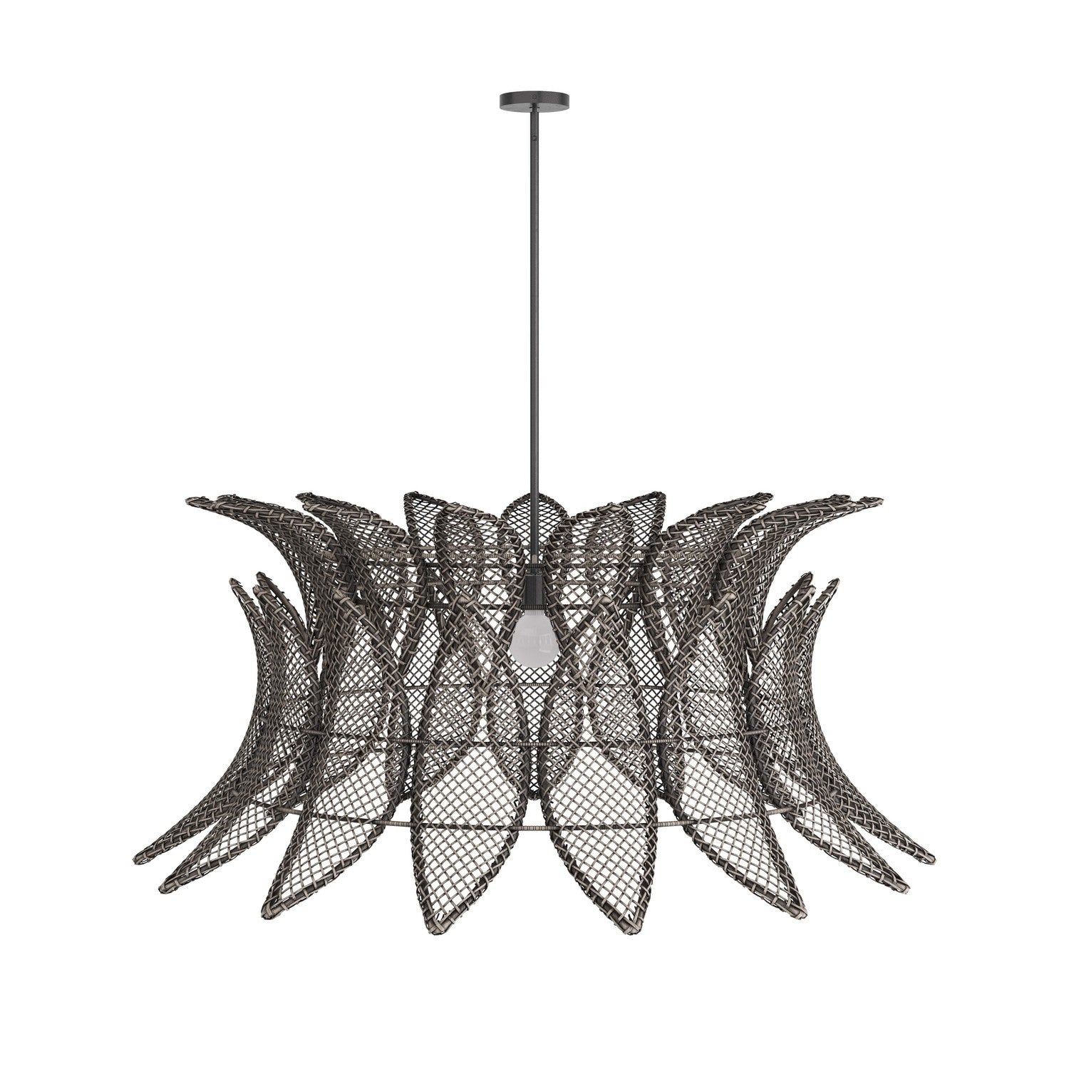 One Light Pendant from the Tisdale collection in Gray Wash finish