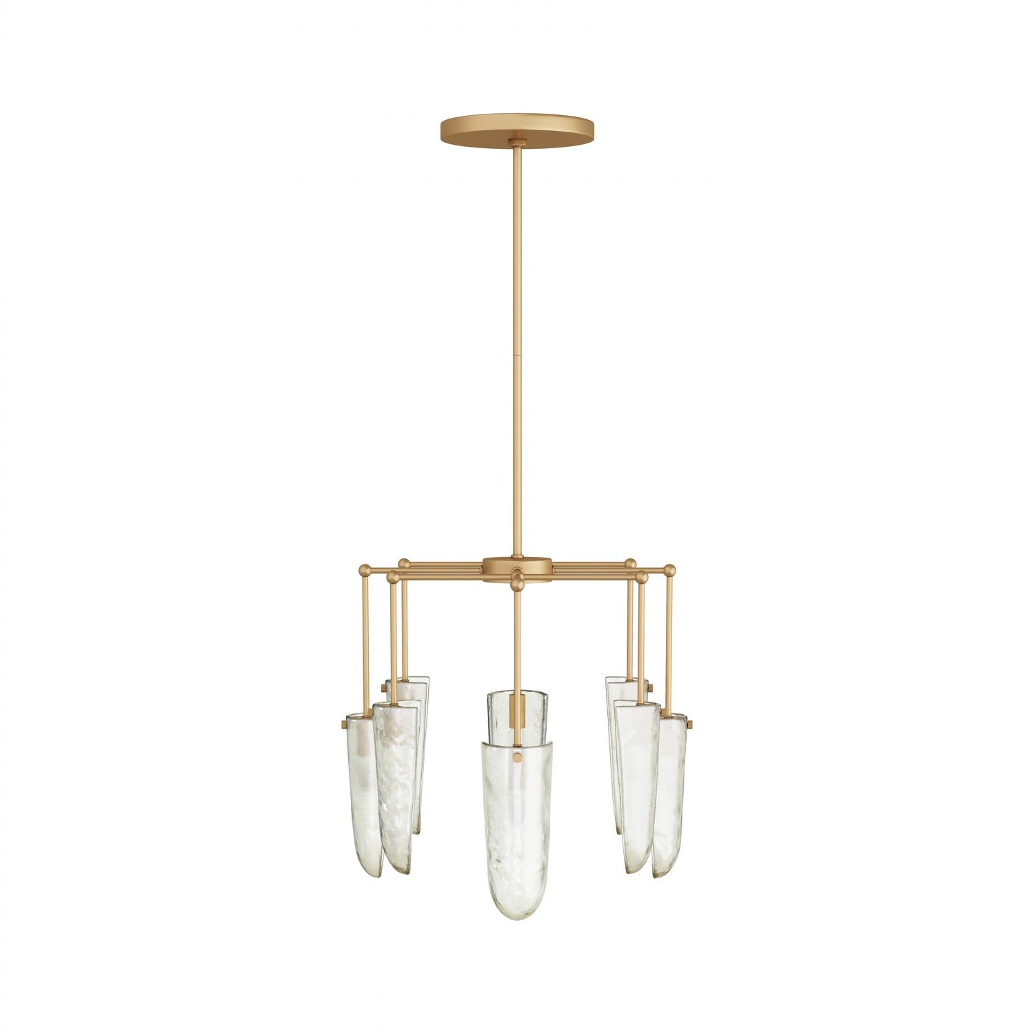 Eight Light Chandelier from the Valeria collection in Clear Seedy finish