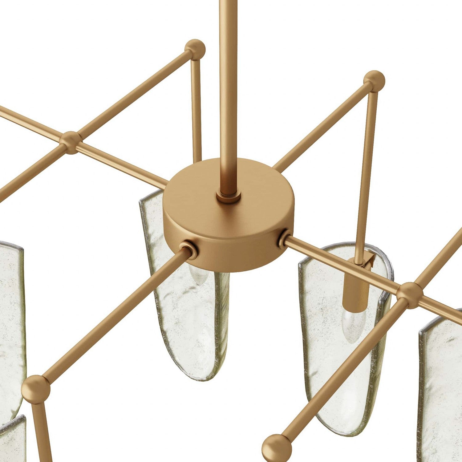 Eight Light Chandelier from the Valeria collection in Clear Seedy finish