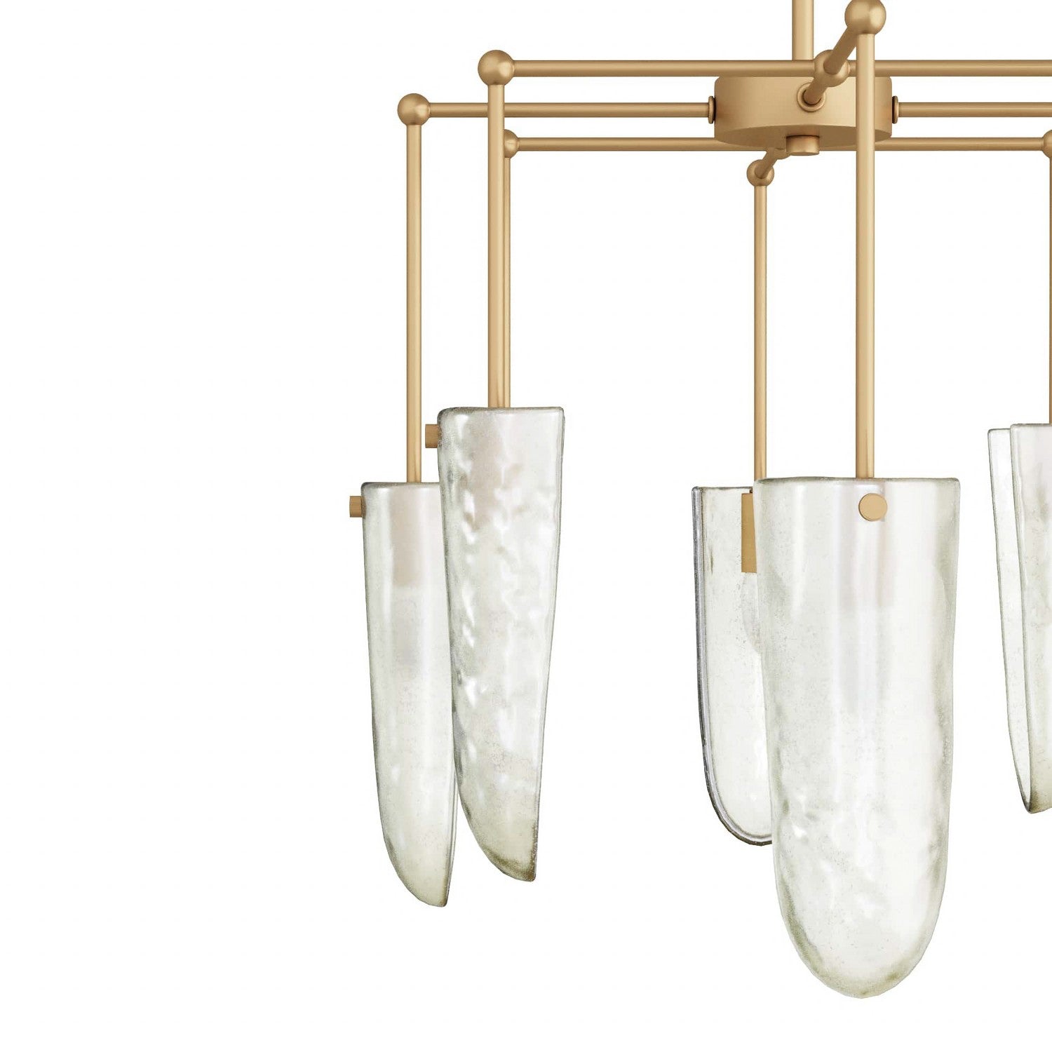 Eight Light Chandelier from the Valeria collection in Clear Seedy finish