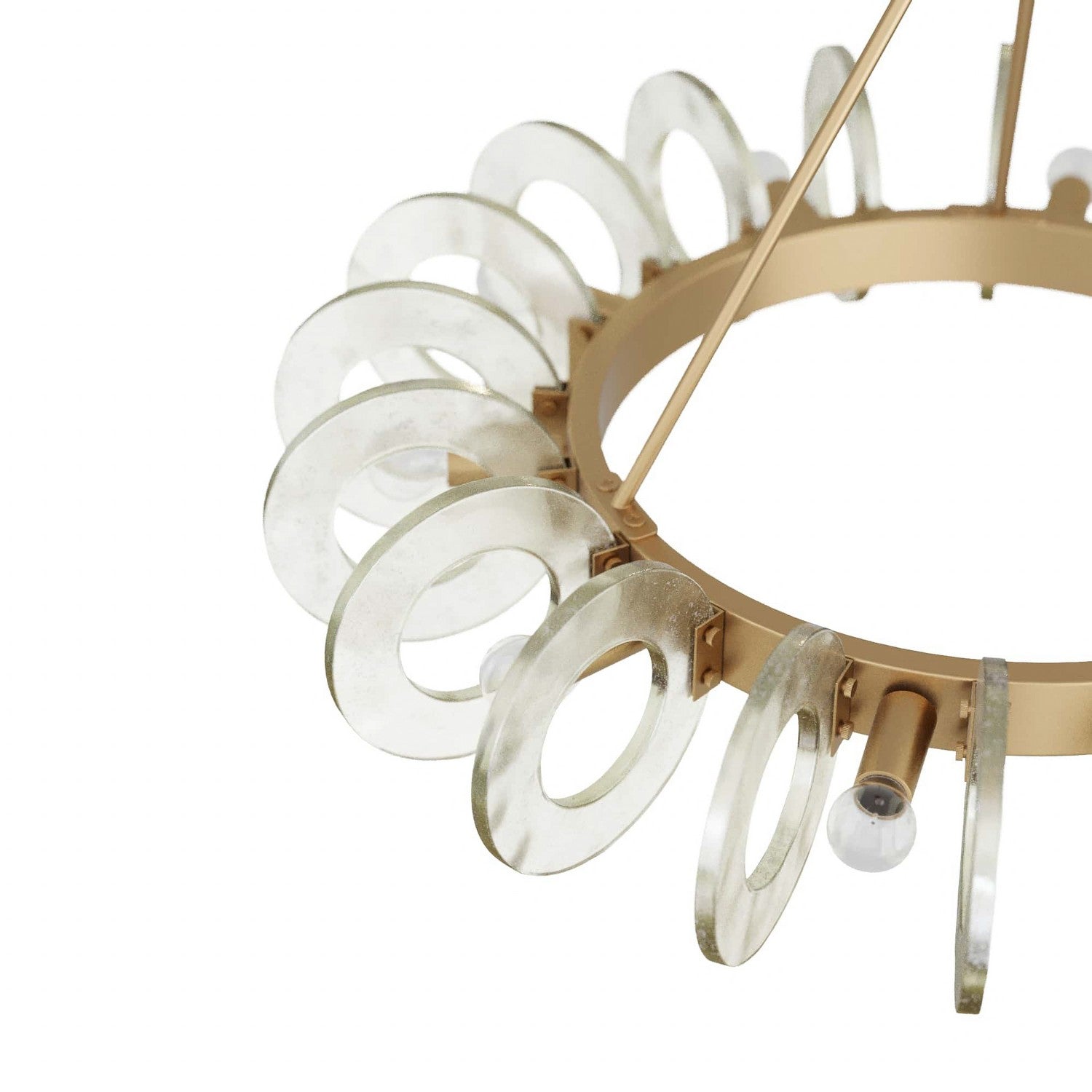 Ten Light Chandelier from the Trina collection in Clear Seedy finish