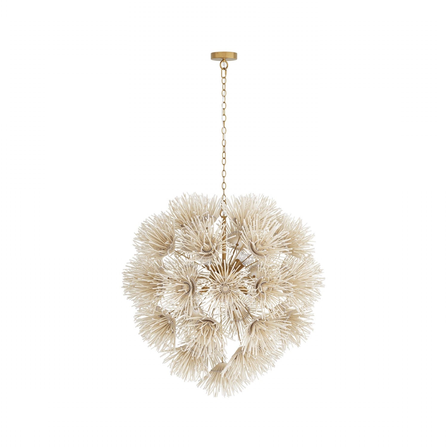 Eight Light Chandelier from the Winona collection in Ivory finish