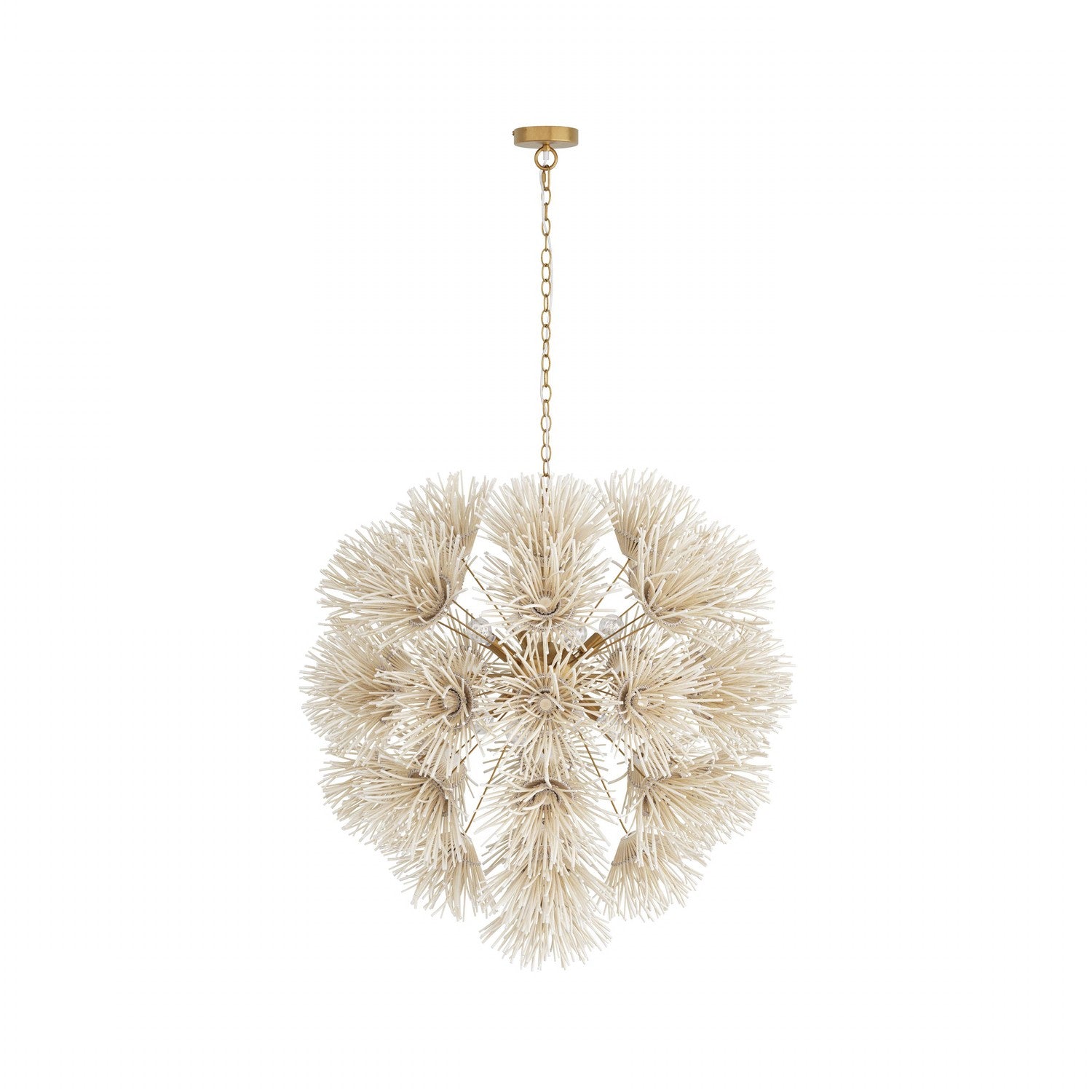 Eight Light Chandelier from the Winona collection in Ivory finish