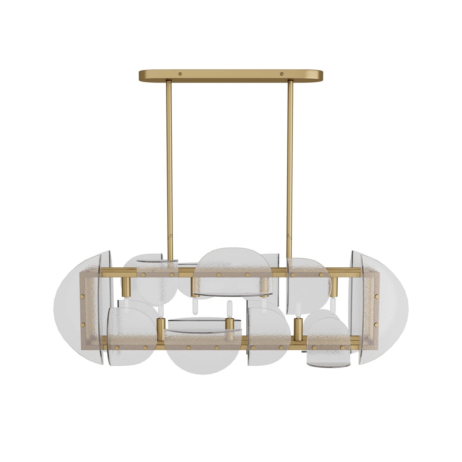 Seven Light Chandelier from the Tilley collection in Antique Brass finish