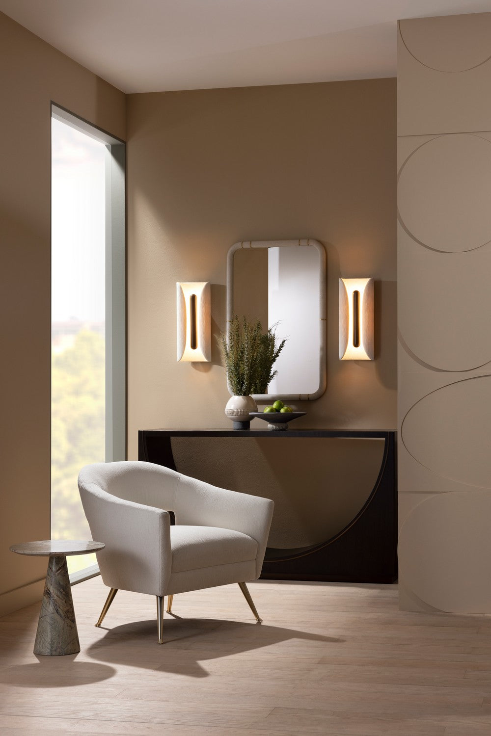 LED Wall Sconce from the Winward collection in Ivory finish