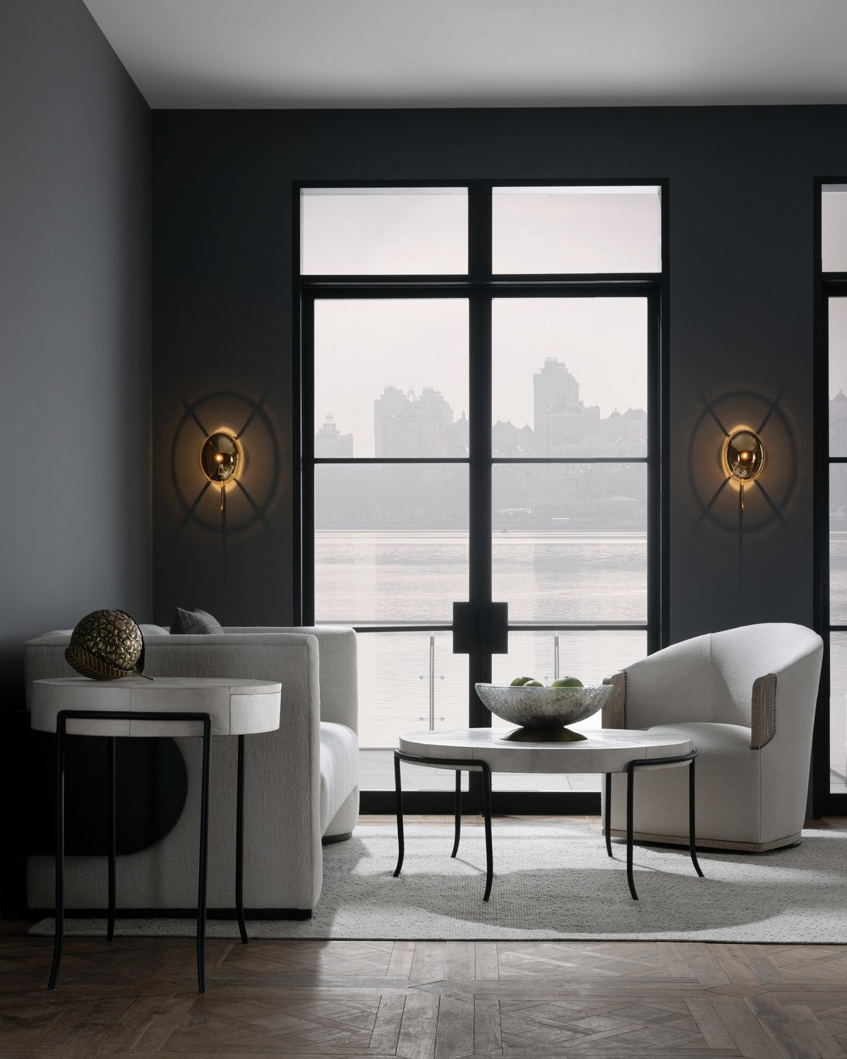 LED Wall Sconce from the Raine collection in Blue Smoke Luster finish