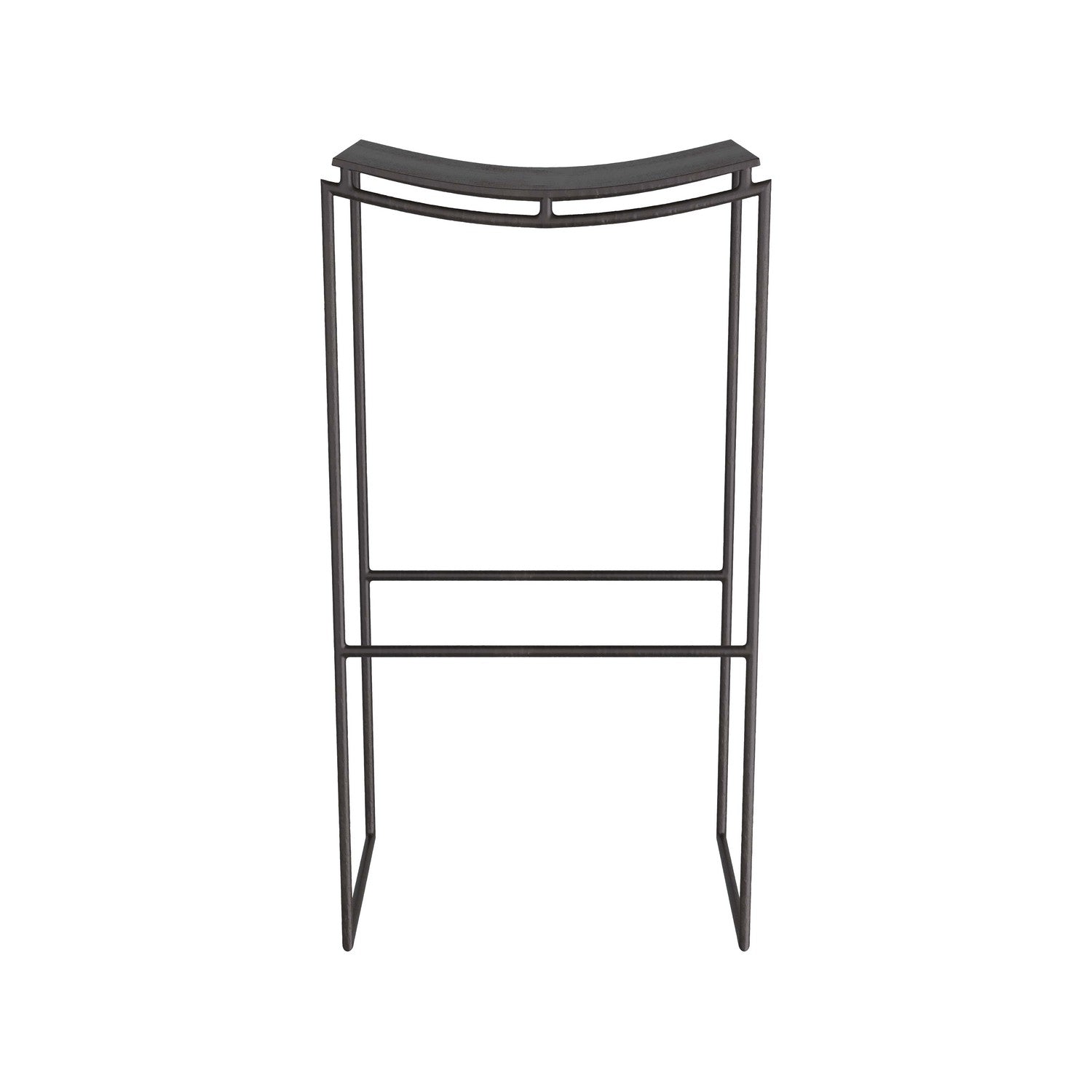 Bar Stool from the Jerome collection in Blackened Iron finish