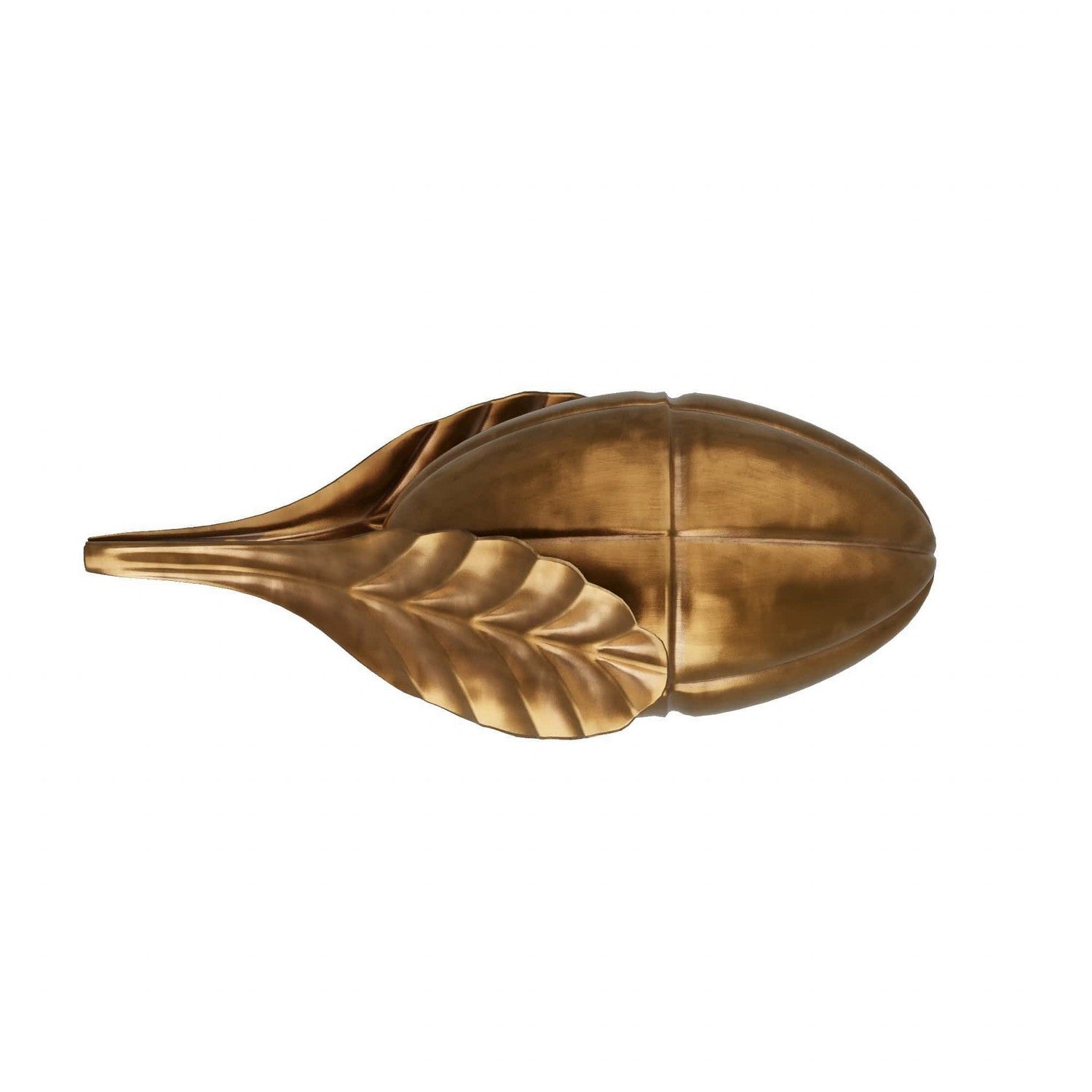 Sculpture from the Pitaya collection in Vintage Brass finish