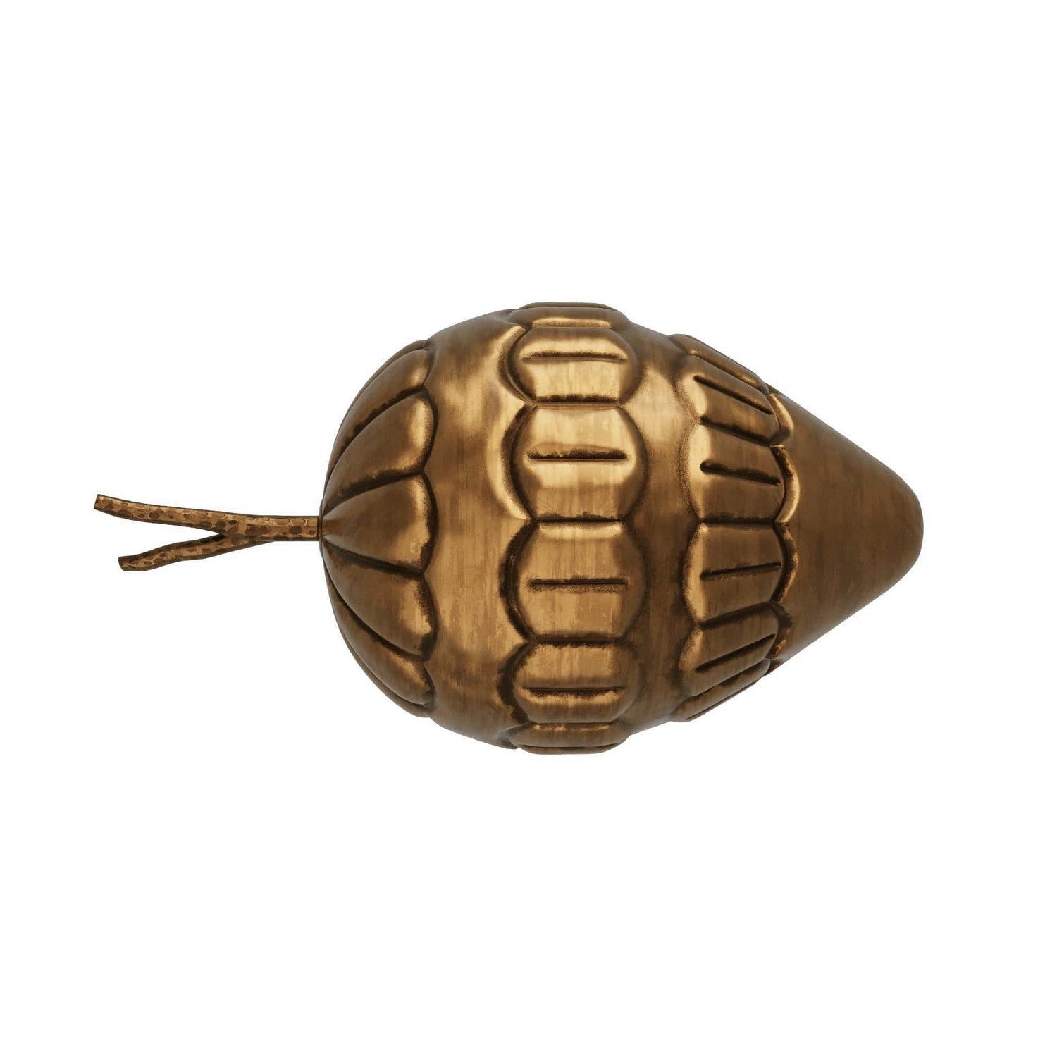 Sculpture from the Soursop collection in Vintage Brass finish