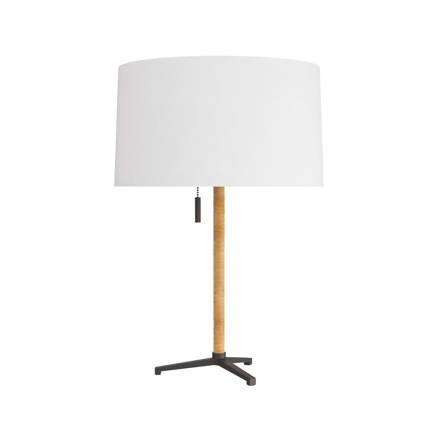 Two Light Table Lamp from the Valerie collection in Natural finish