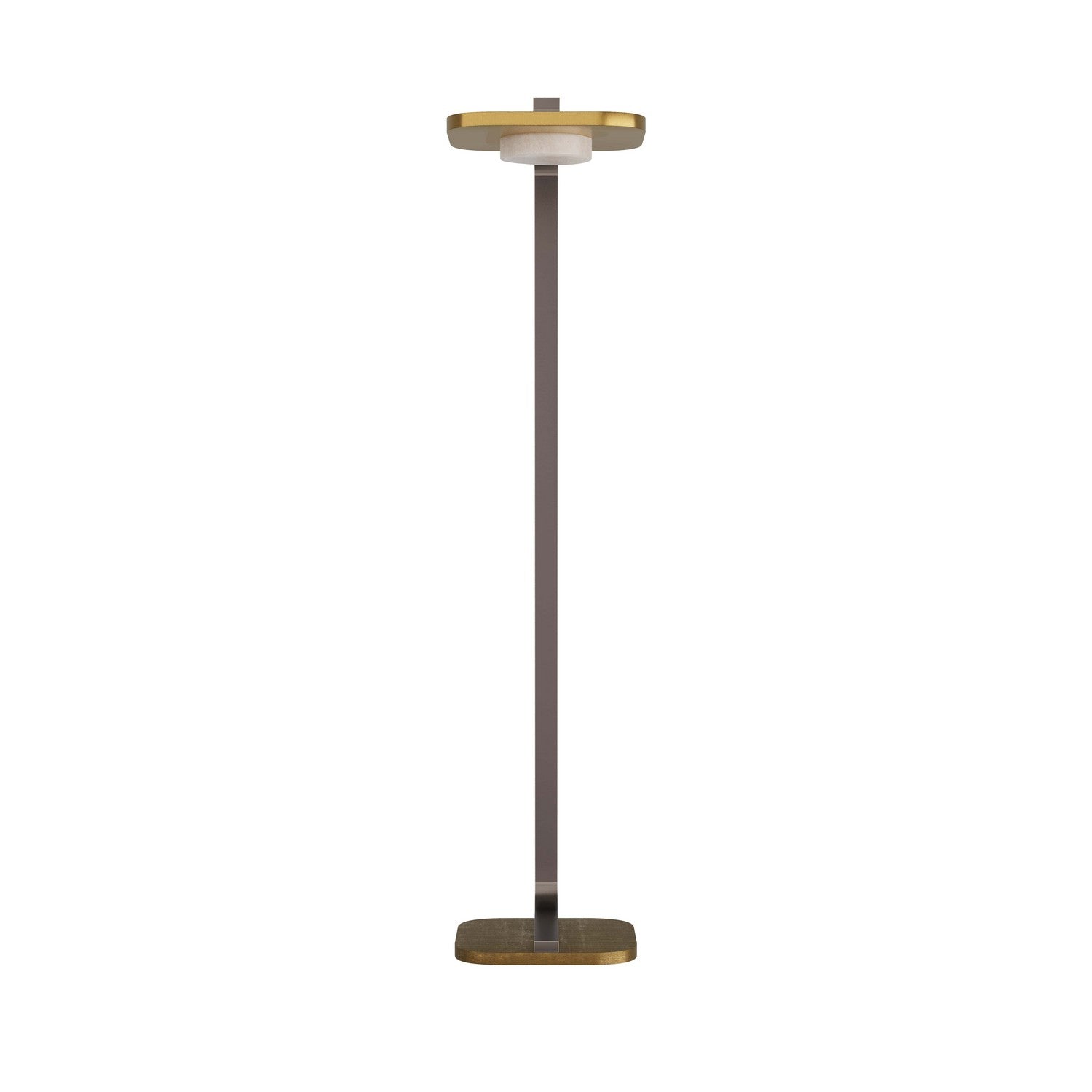 LED Floor Lamp from the Trebeck collection in Antique Brass finish