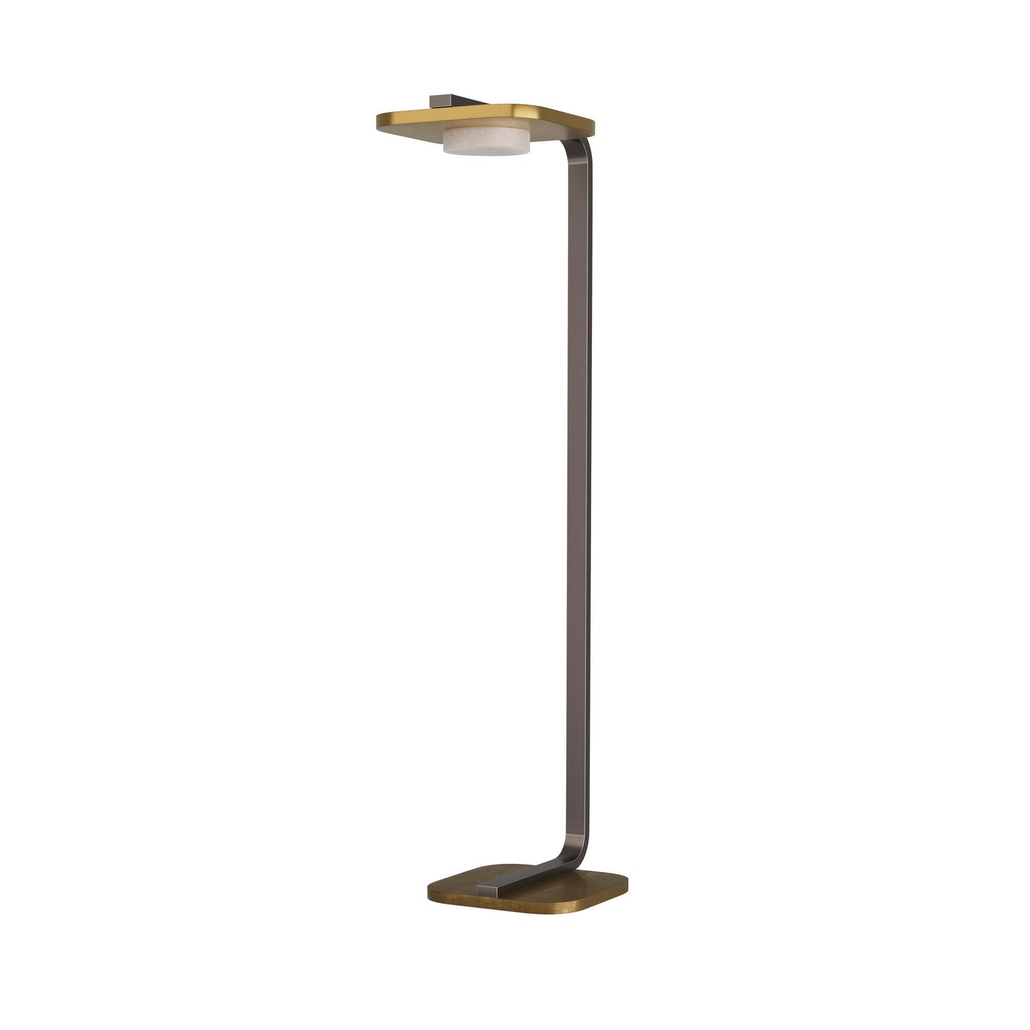 LED Floor Lamp from the Trebeck collection in Antique Brass finish