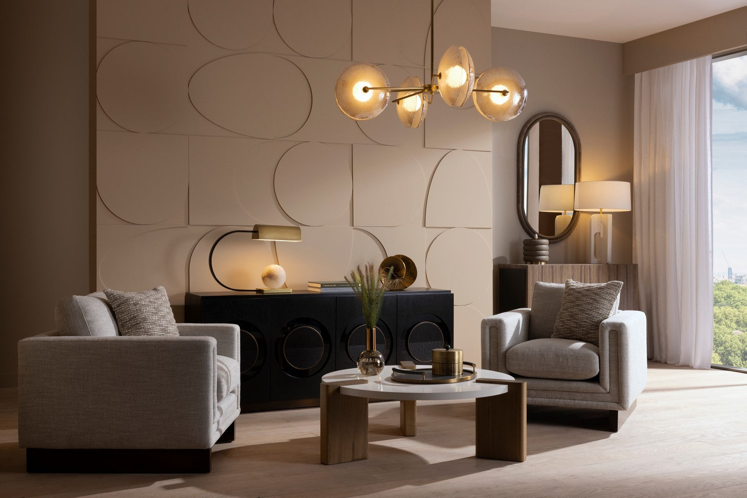 One Light Table Lamp from the Tevin collection in Matte Ivory finish