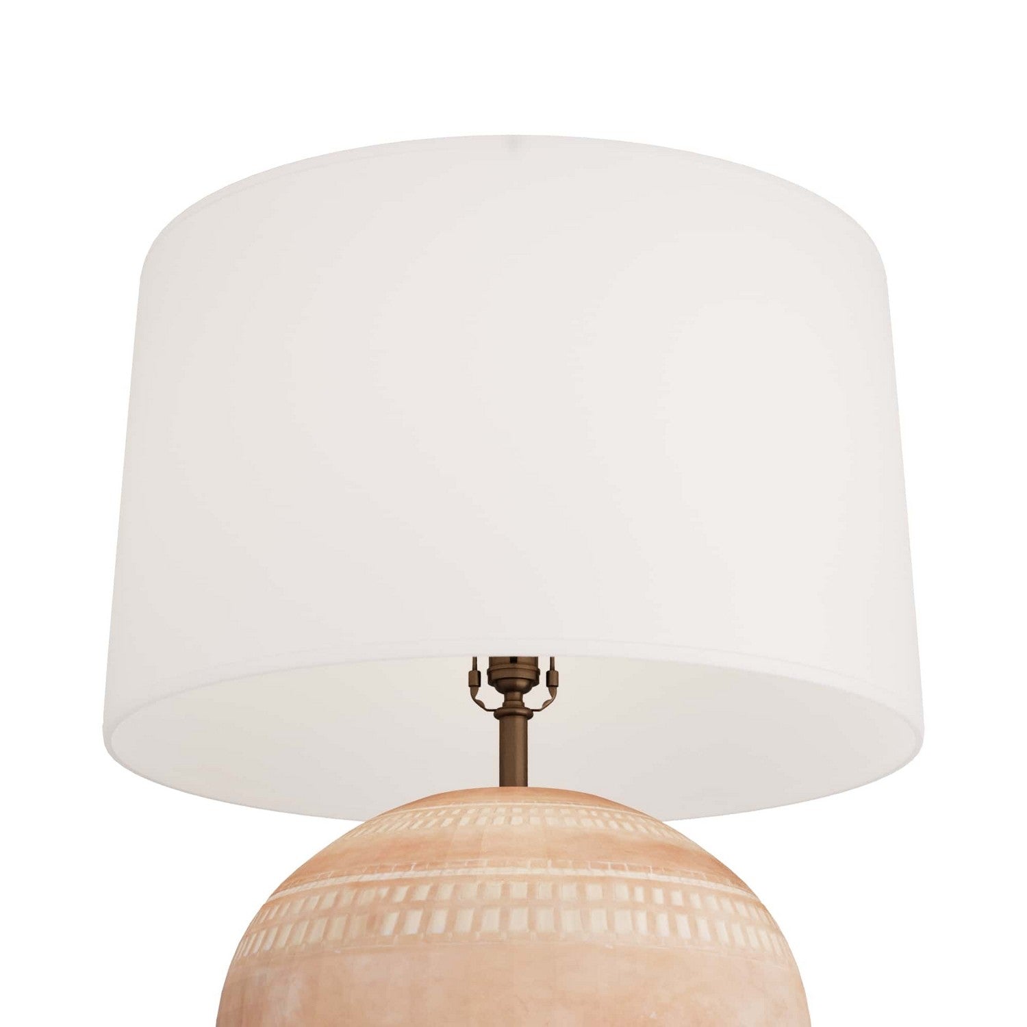 One Light Table Lamp from the Tahoe collection in White Wash Terracotta finish