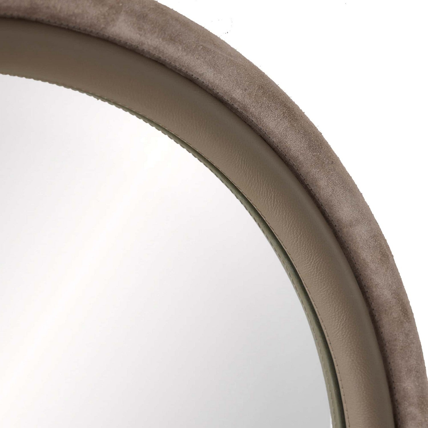 Mirror from the Weathers collection in Dove finish