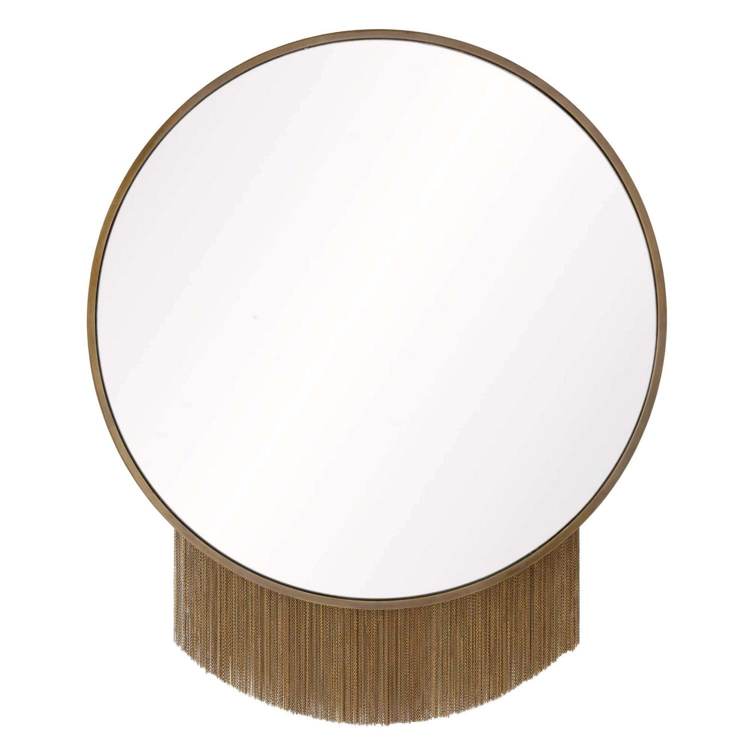 Mirror from the Winchester collection in Antique Brass finish