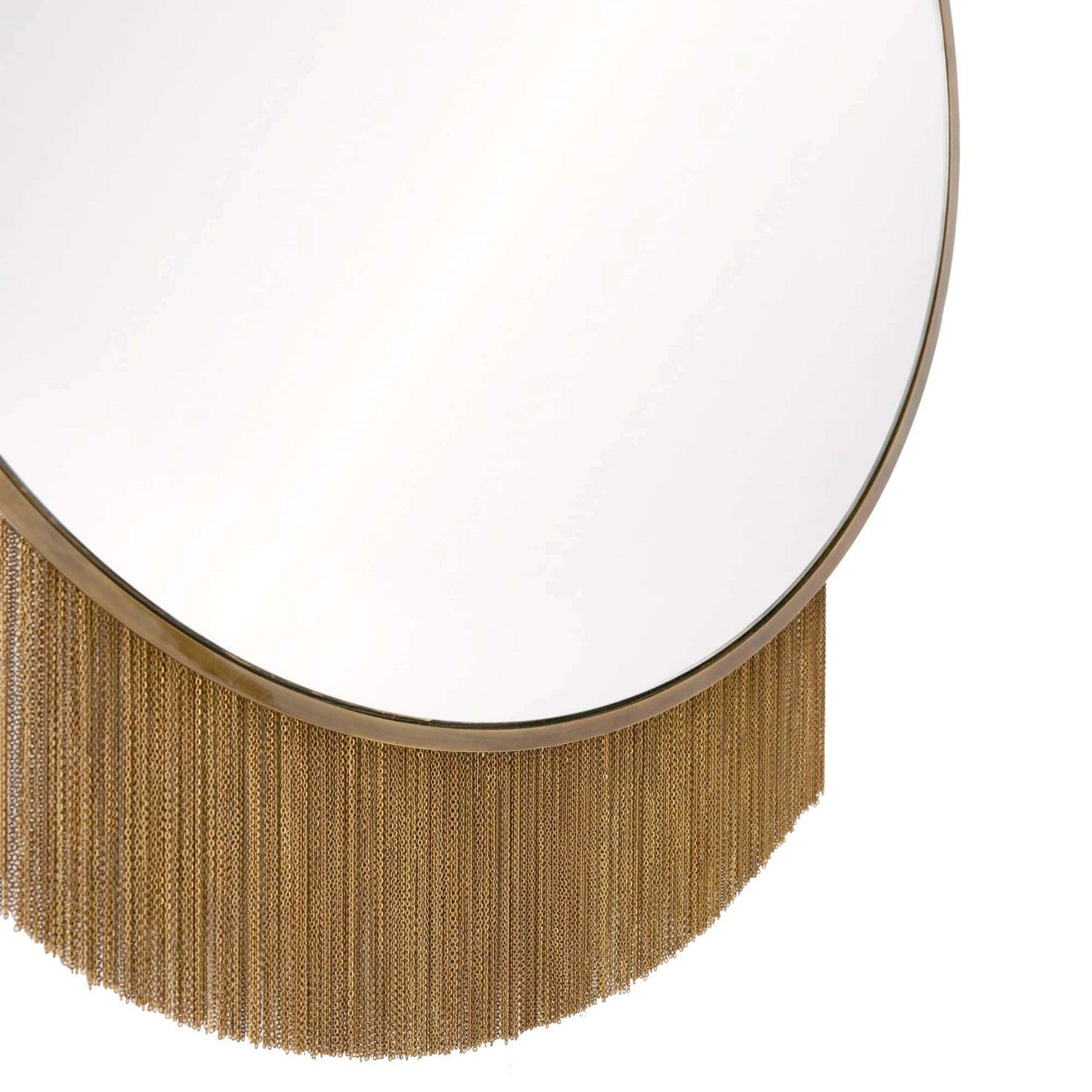 Mirror from the Winchester collection in Antique Brass finish